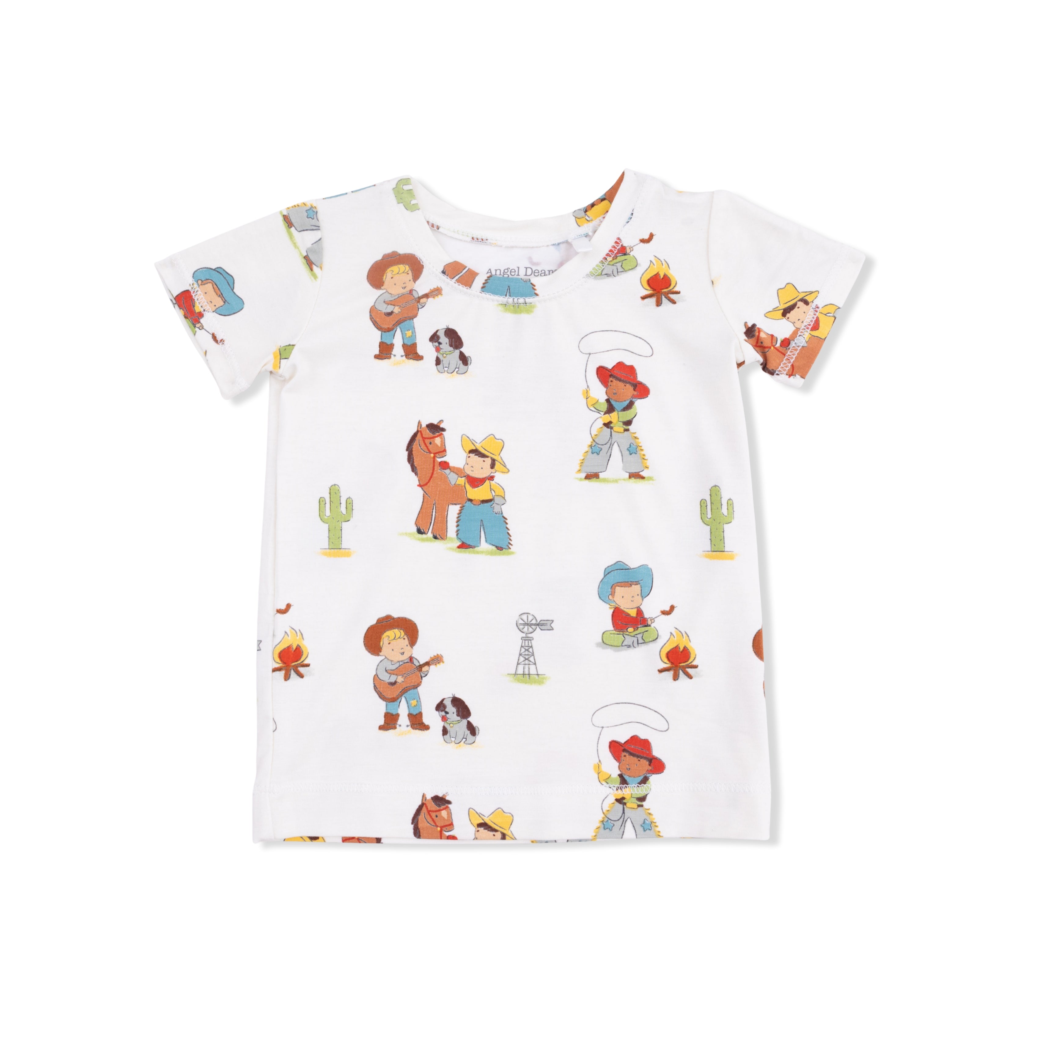 Vintage Cowboys - Short Sleeve Loungewear Set