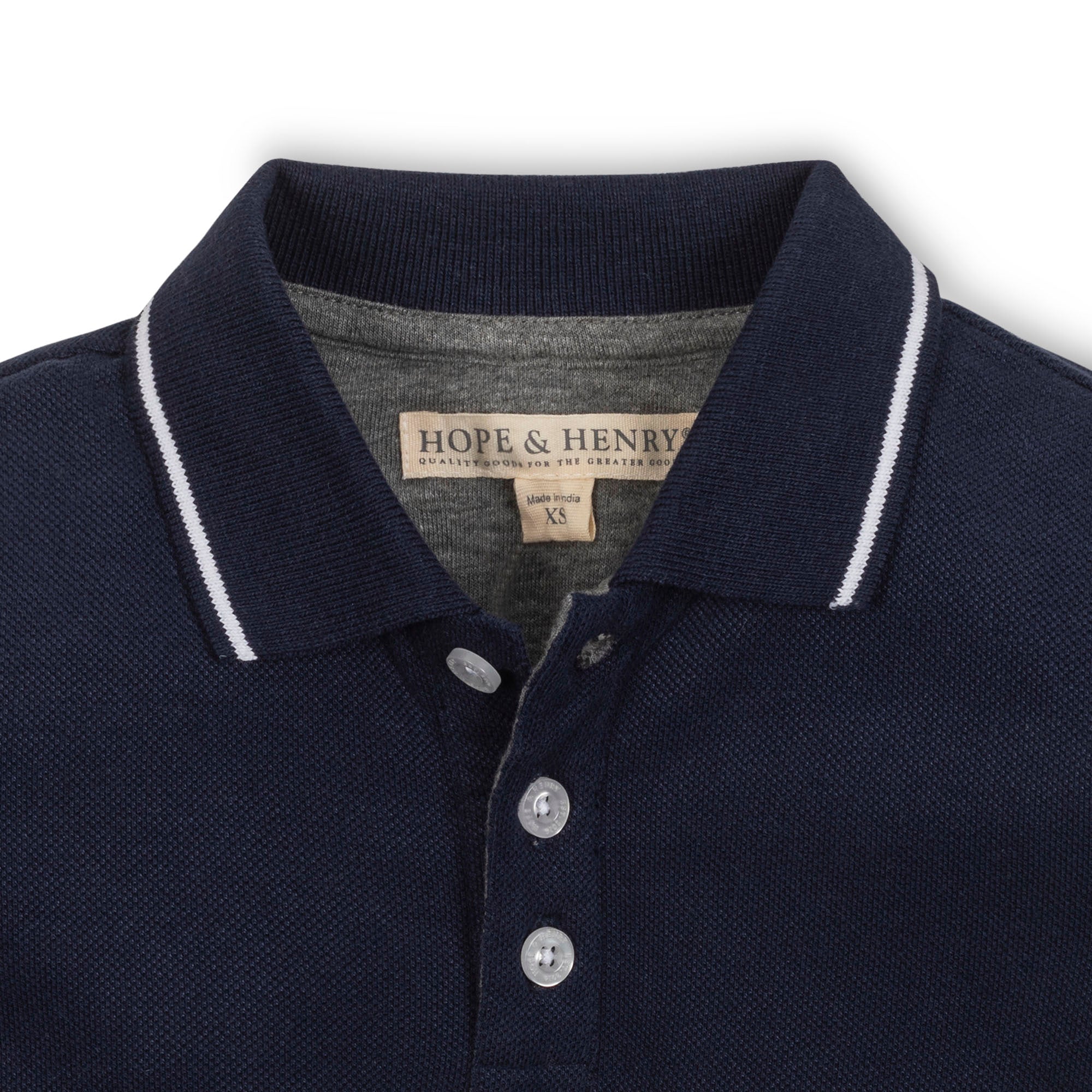 Organic Colorblock Jersey Polo