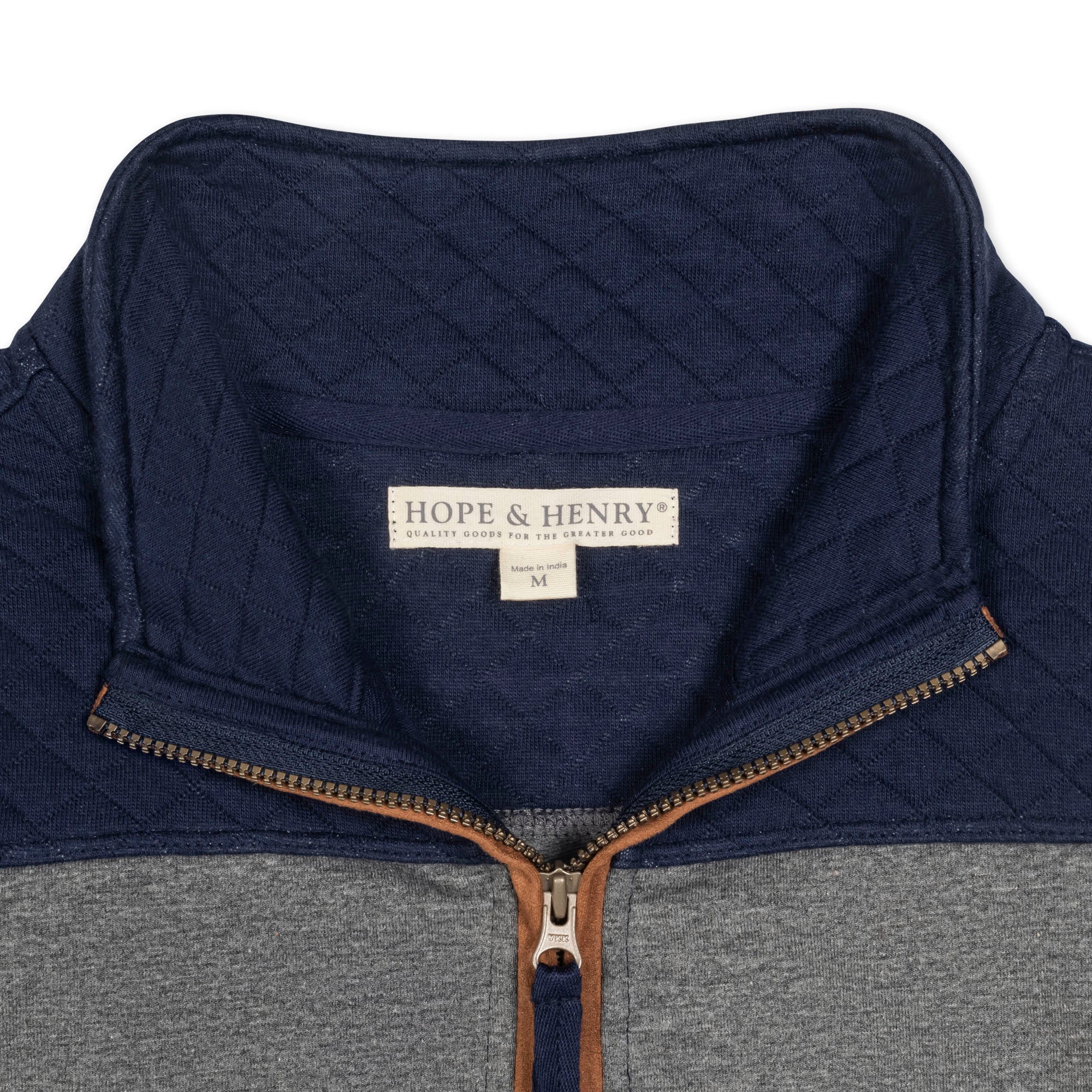 Organic French Terry Half-zip