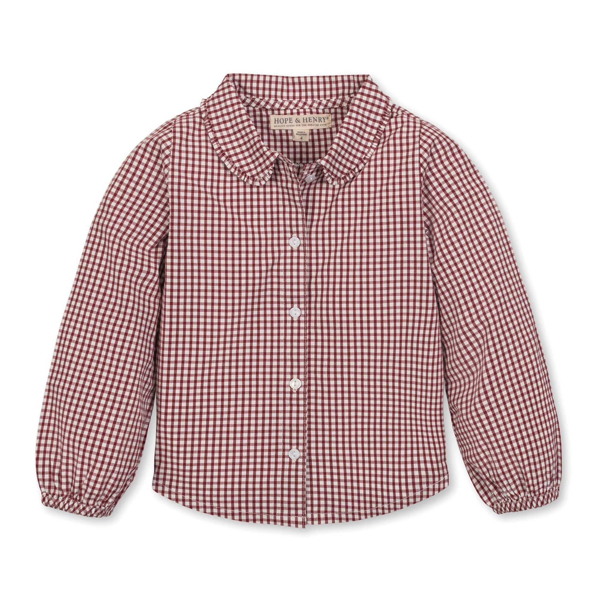 Organic Peter Pan Collar Top