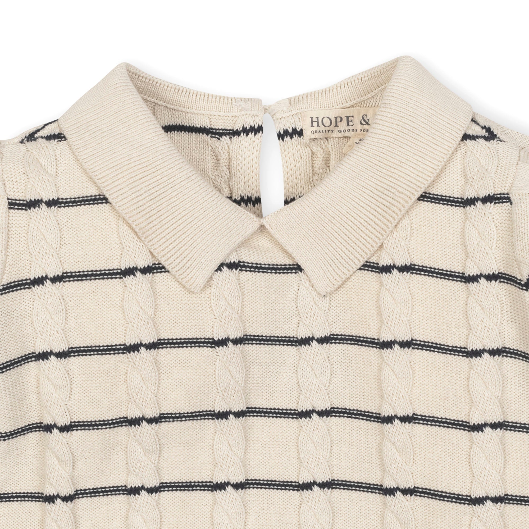 Organic Peter Pan Collar Sweater Dress