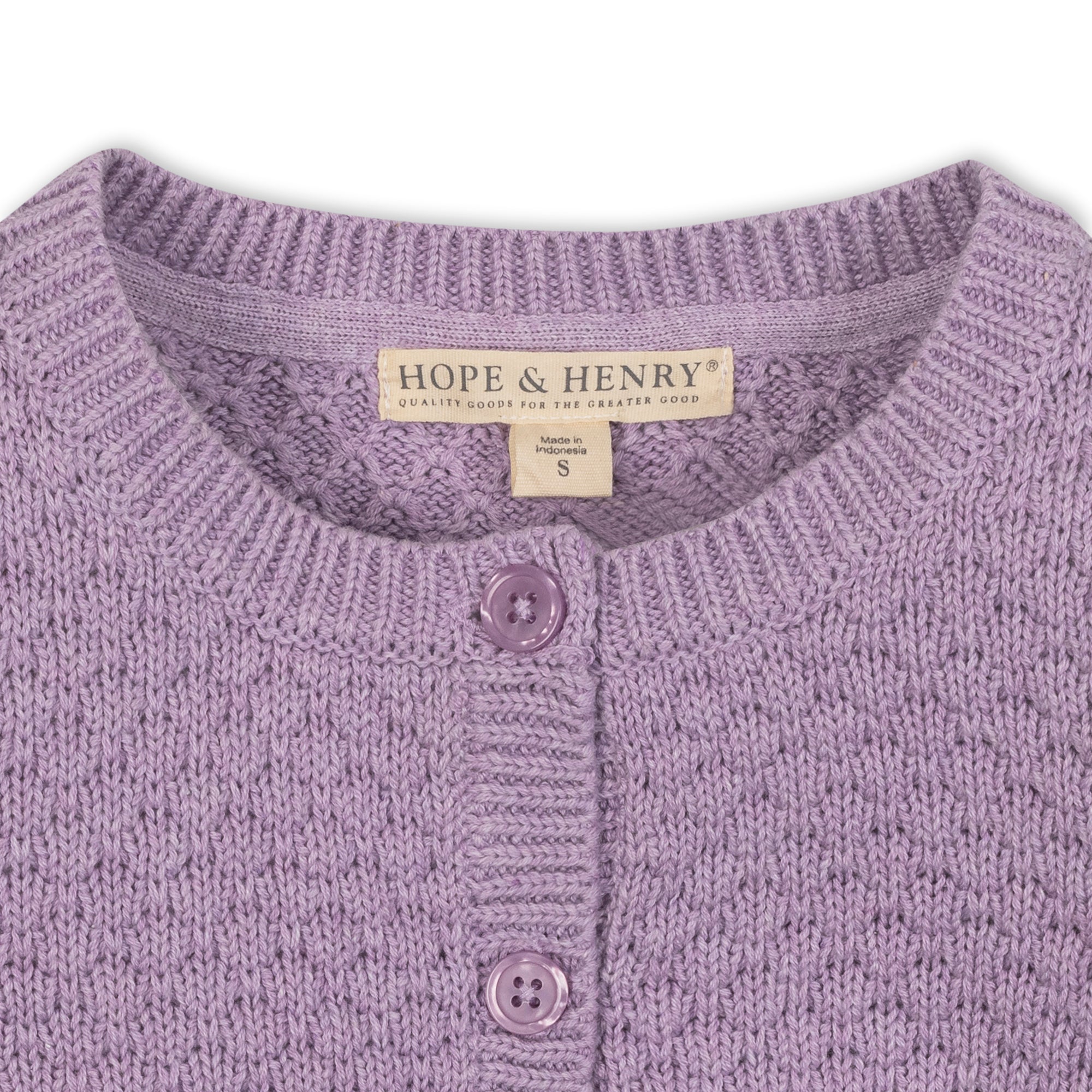 Organic Textured Cardigan