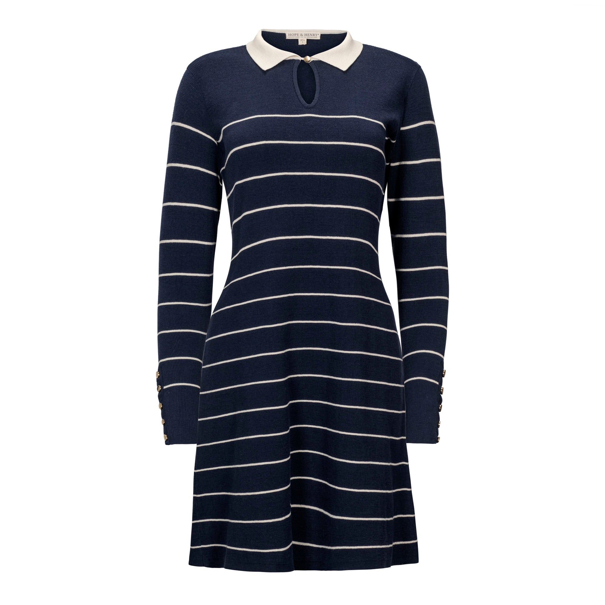 Organic Collared Sweater Dress