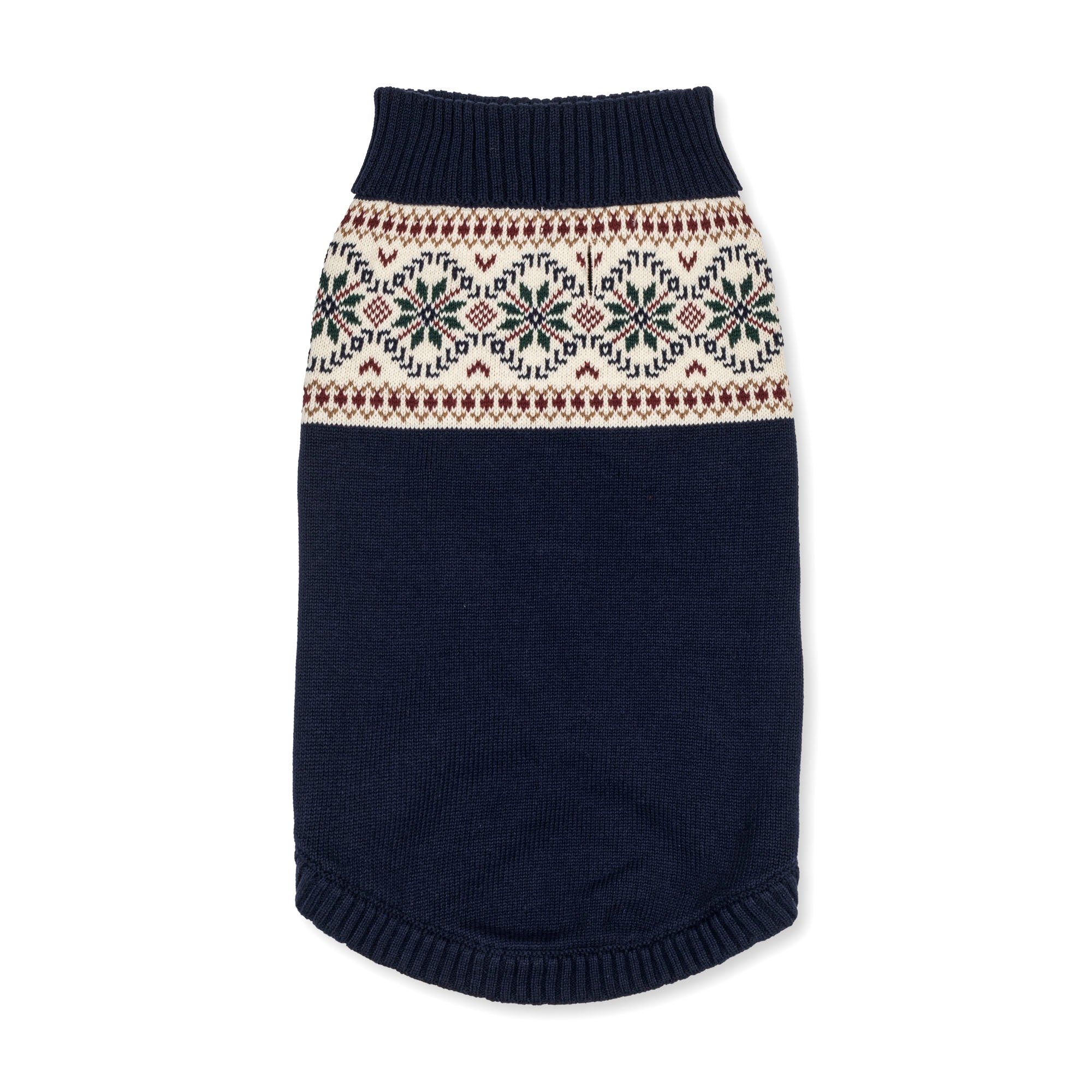 Organic Fair Isle Dog Sweater