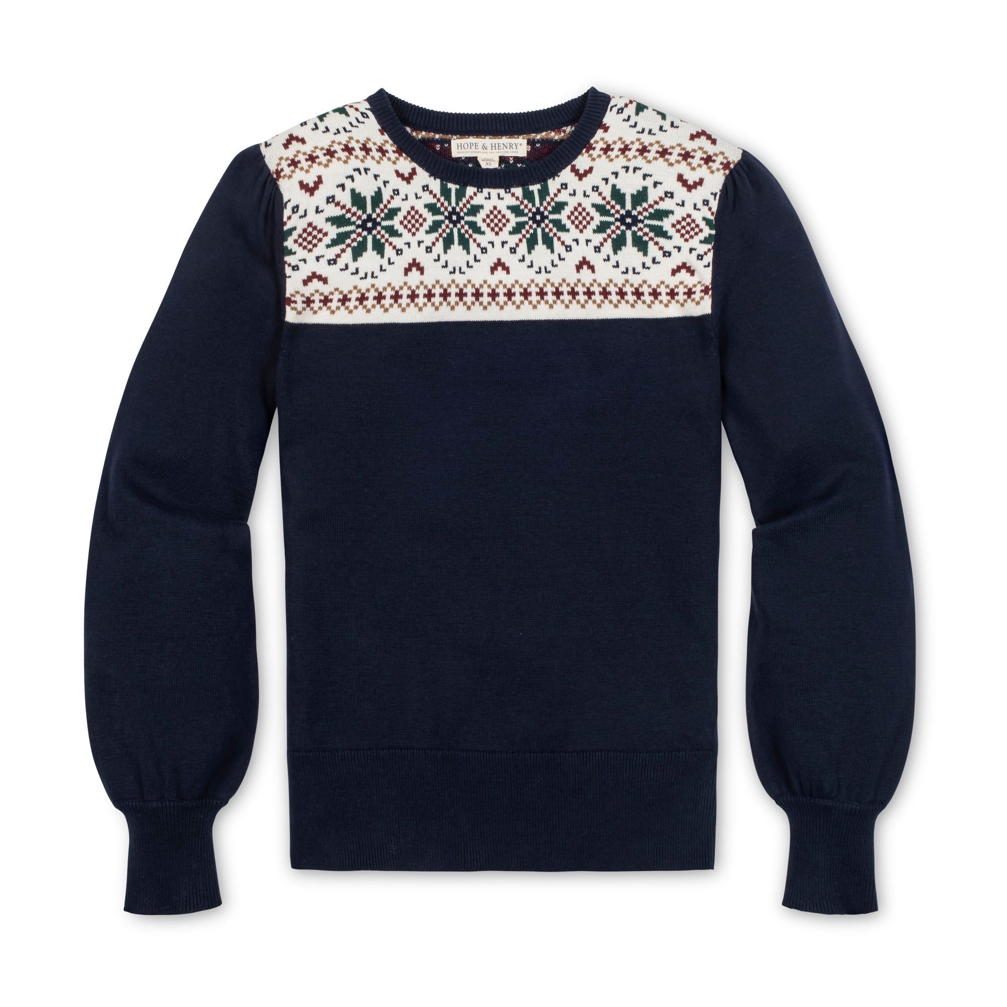 Organic Fair Isle Sweater