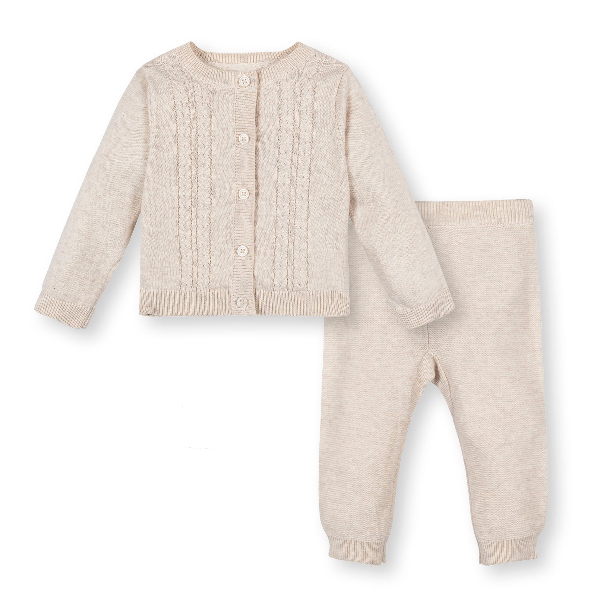 Organic Cardigan And Legging Set