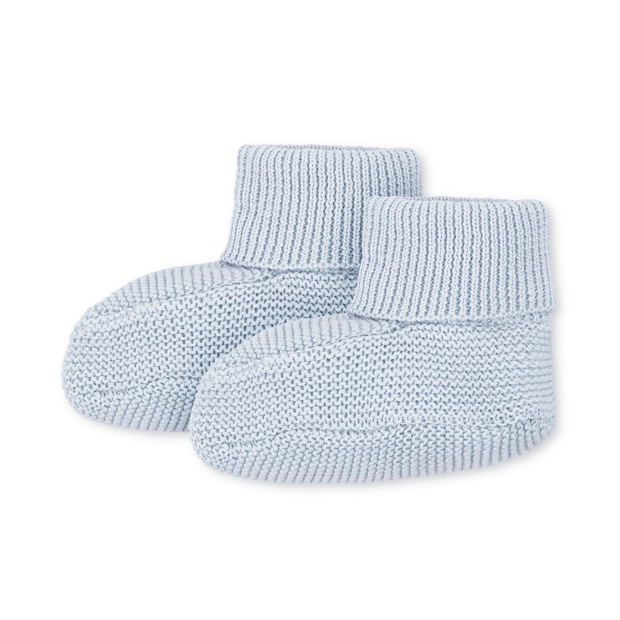 Organic Sweater Beanie And Bootie Set