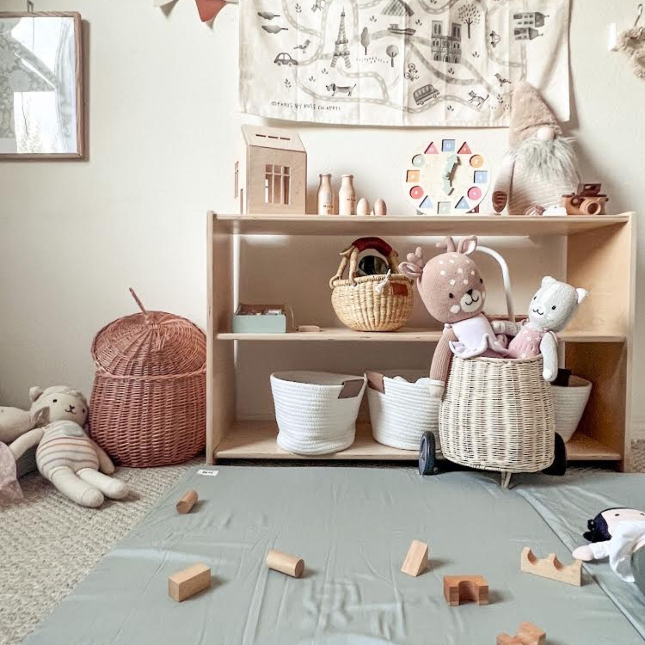 Sage Jersey Organic Cotton Mat