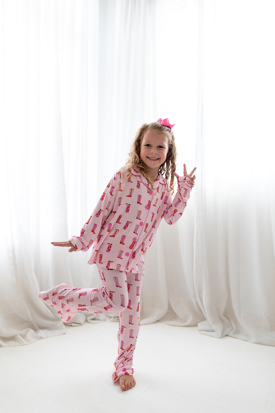 Exclusive Yee Haw Hollie Girl's Flare Feathered Dream Set