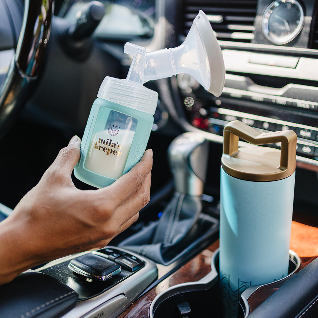 Glass Breast Milk Bottles (set Of 2)