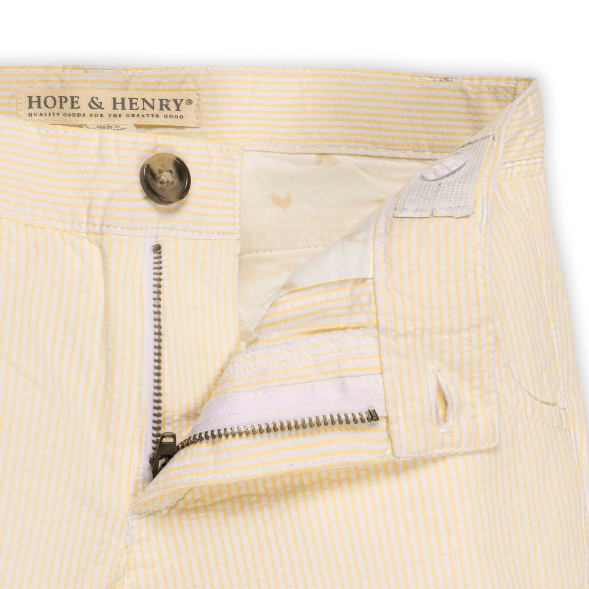 Organic Seersucker Short