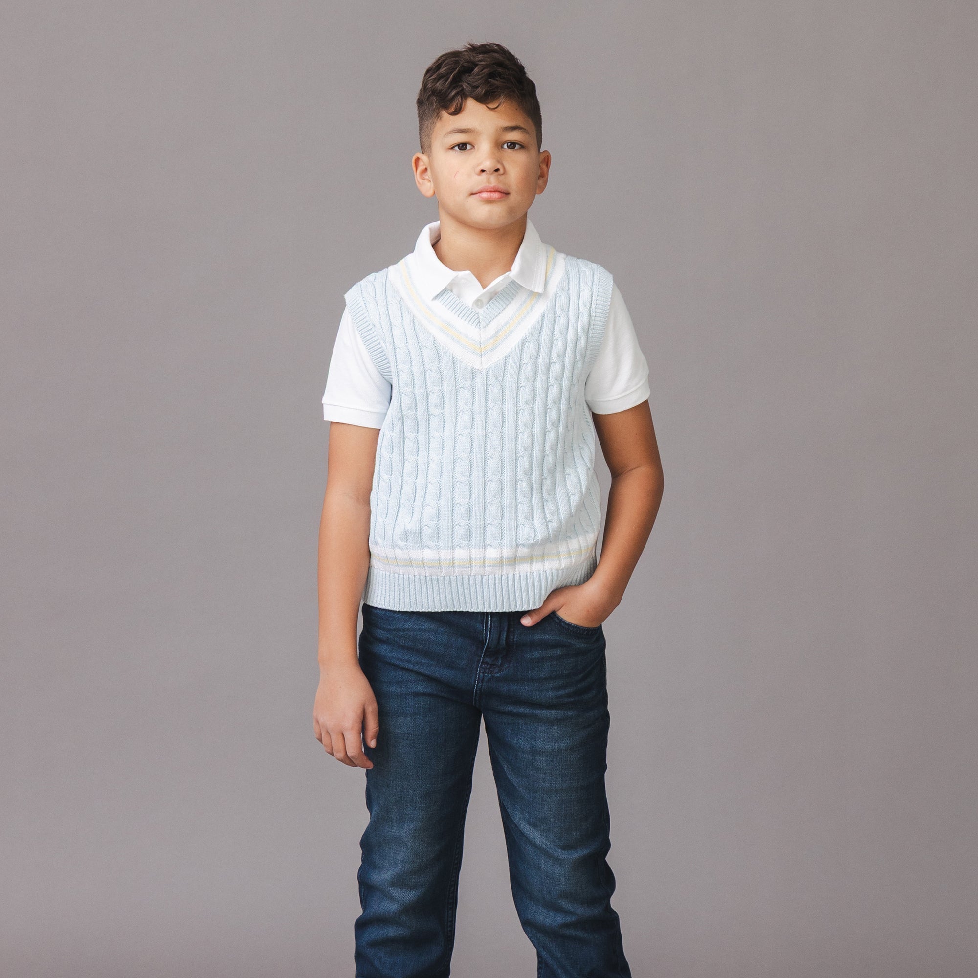 Organic Cricket Sweater Vest