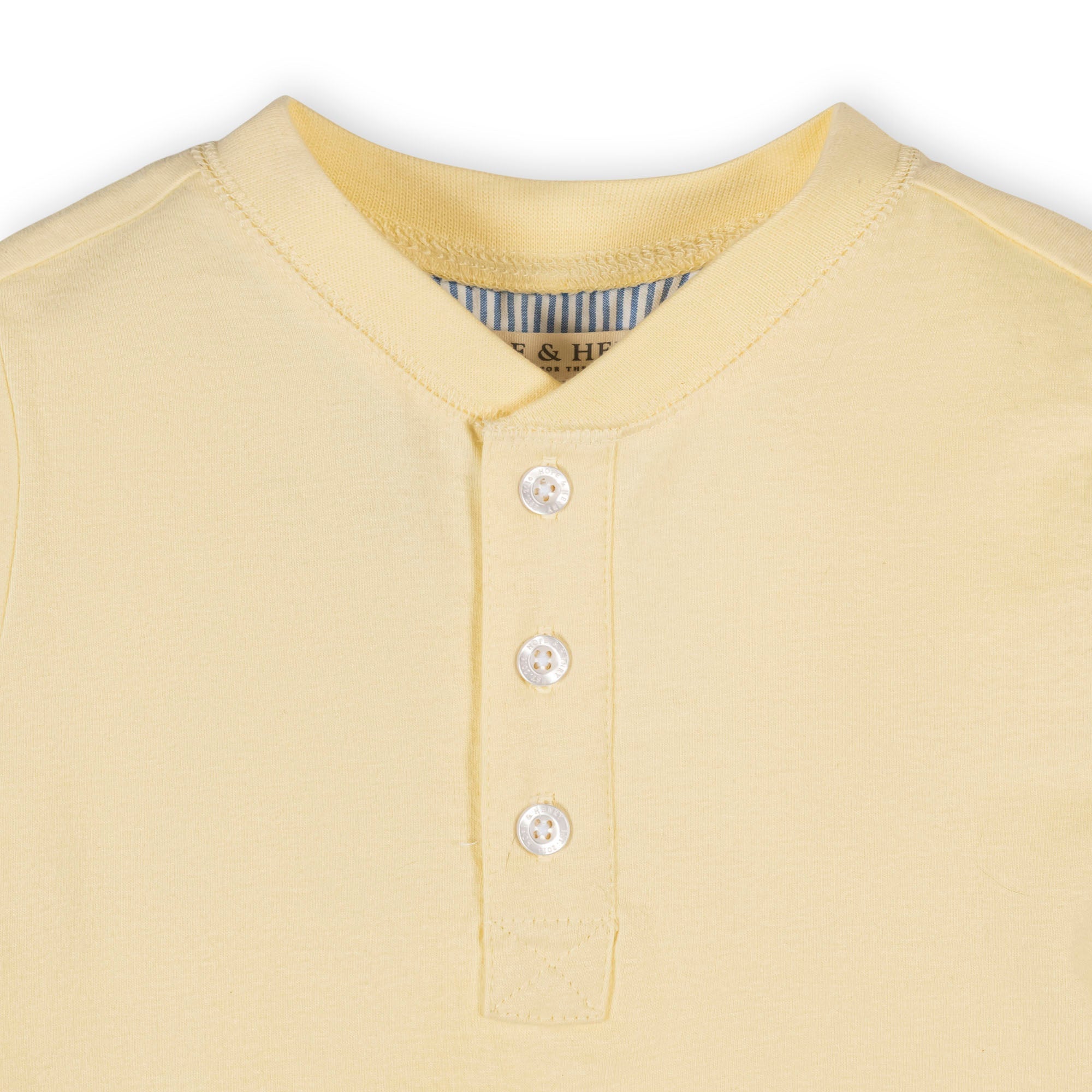 Organic Short Sleeve Henley Tee