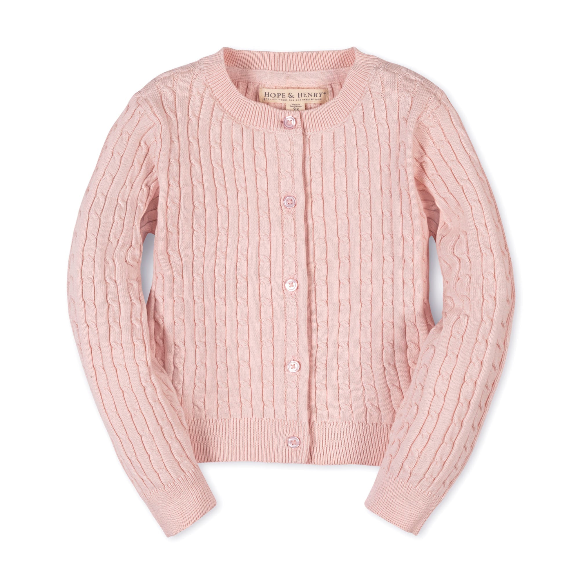 Organic Classic Cable Cardigan