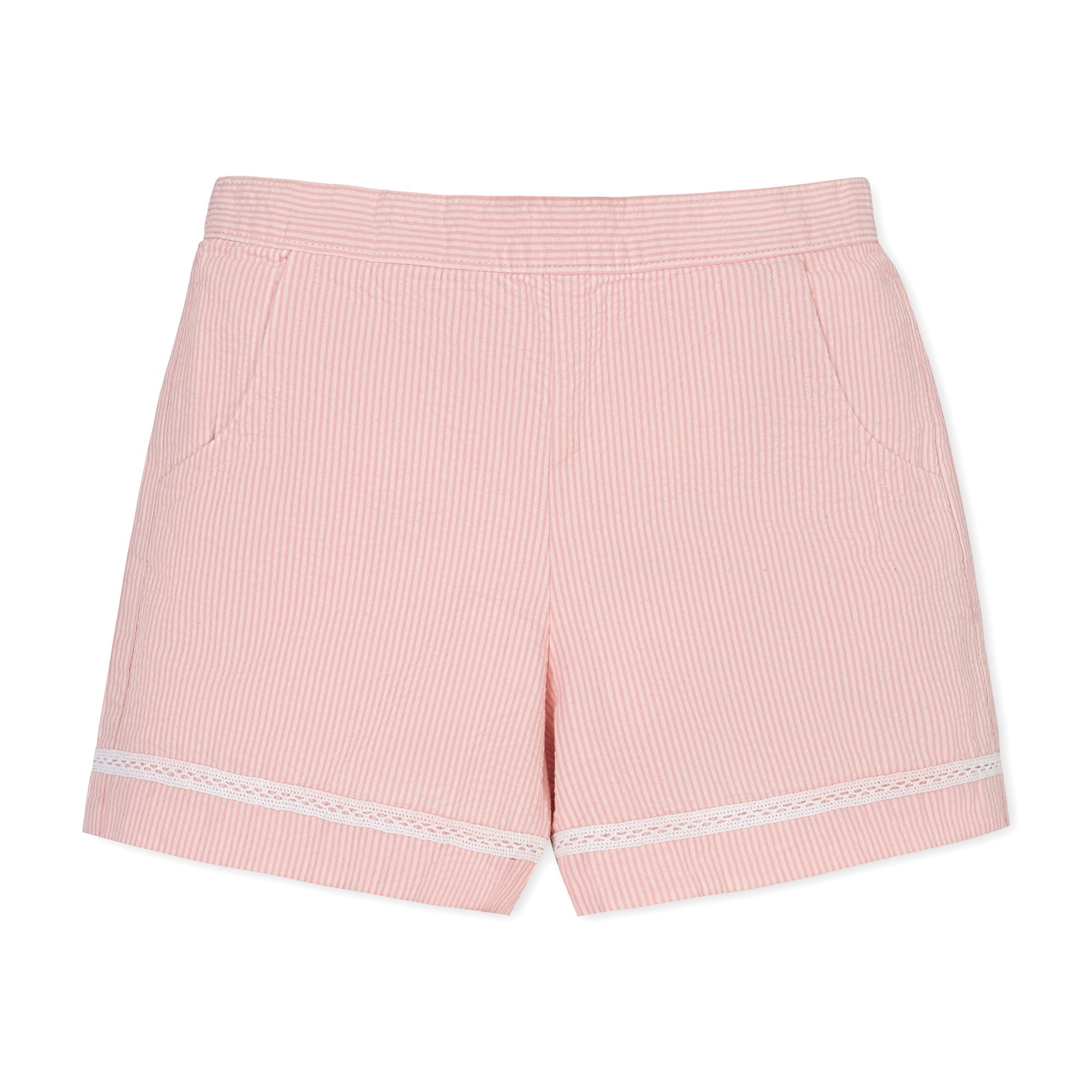Organic Seersucker Pull-on Short
