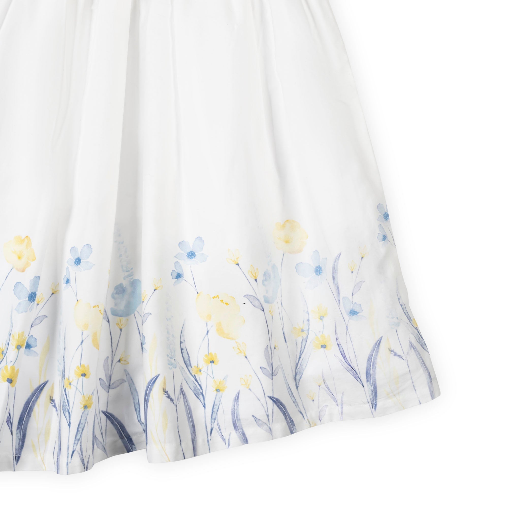 Organic Puff Sleeve Sateen Dress