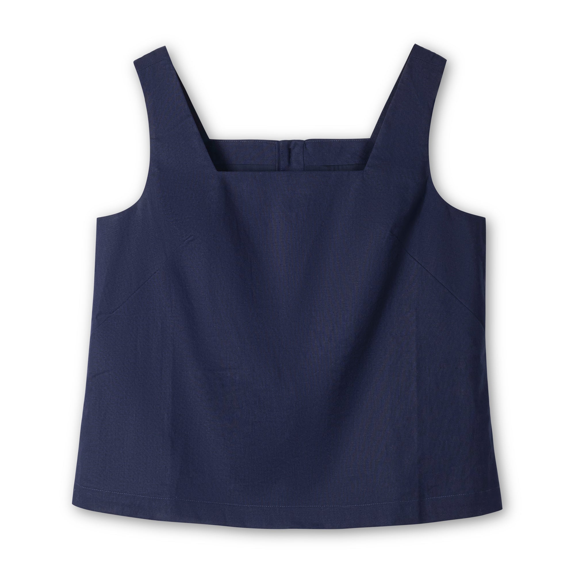 Linen Square Neck Tank