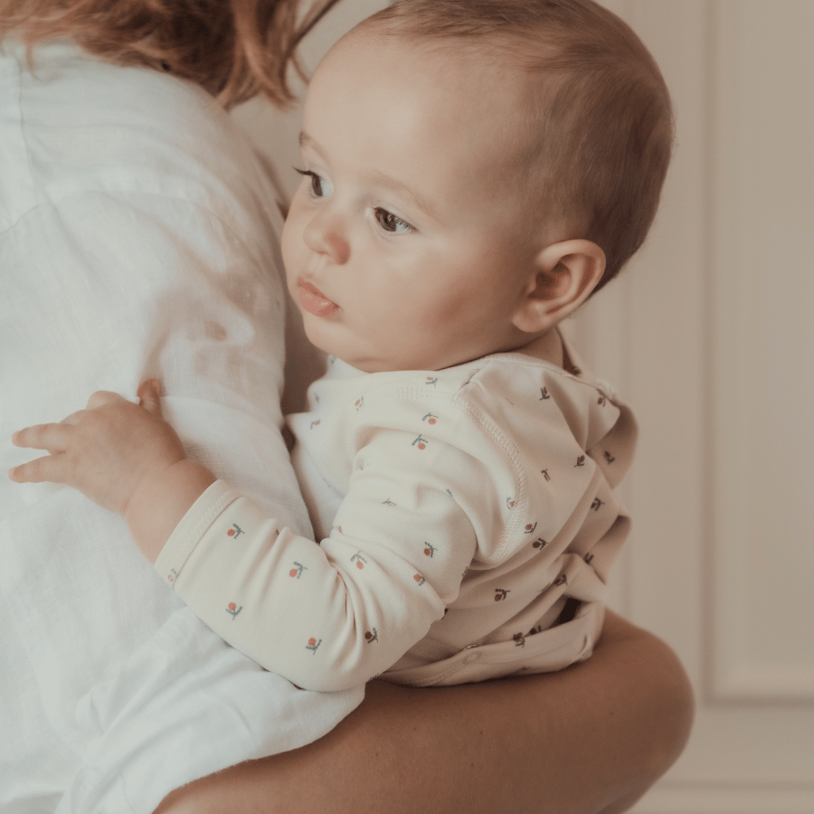 The Printed Bonnet - Mini Stitch Red