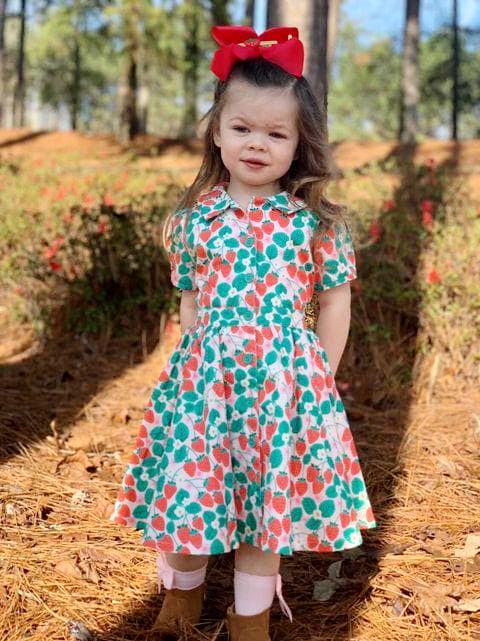 "love You Berry Much" Betsy Retro Dress