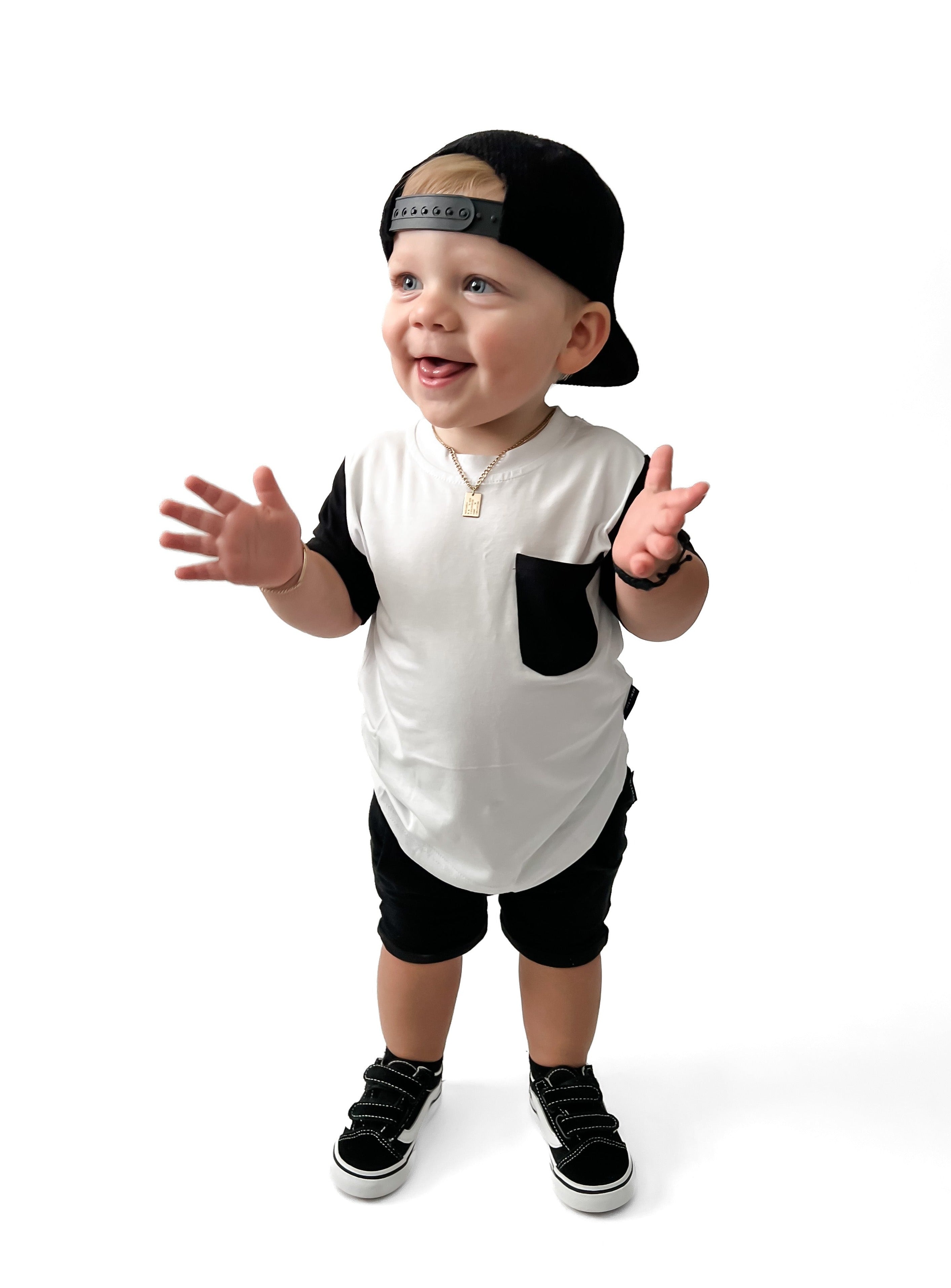 Bamboo Harem Shorts - Black