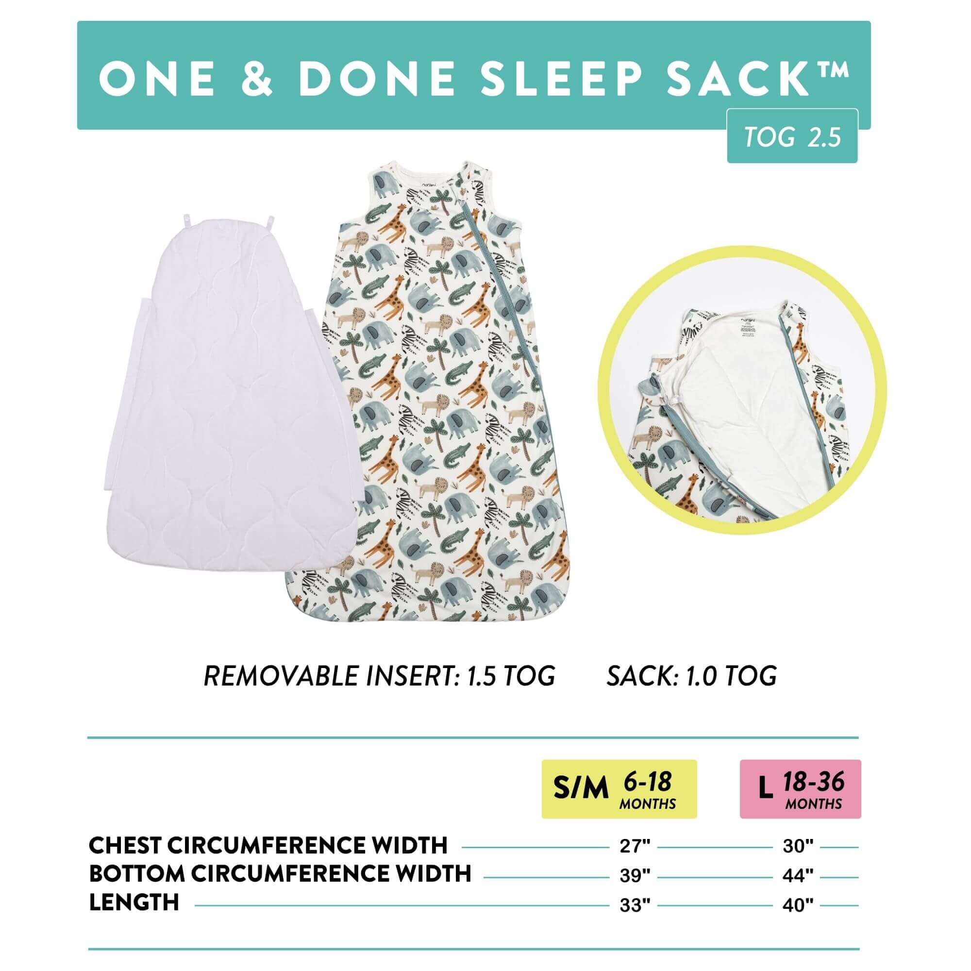 One & Done Sleep Sack - Macarons