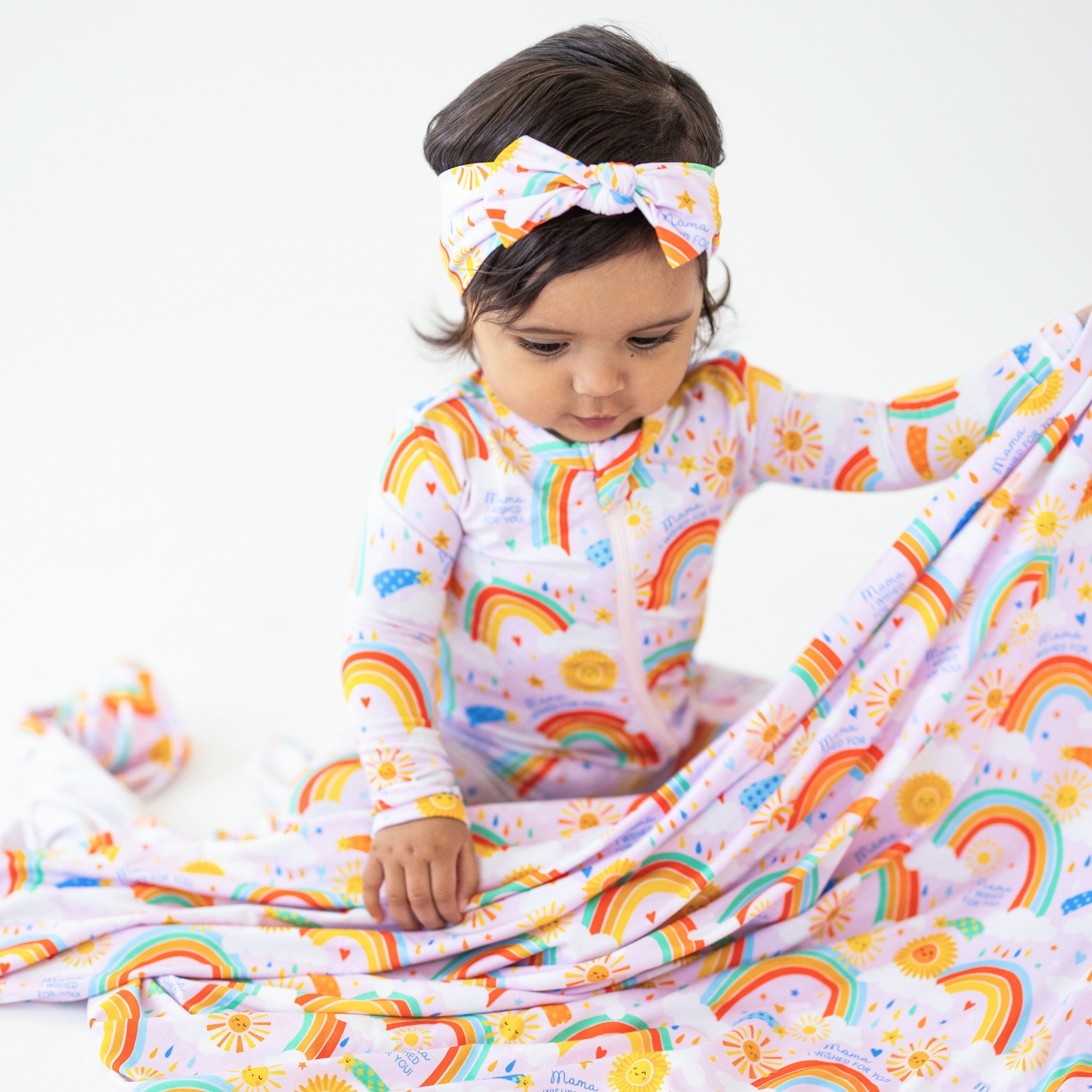The Forever Swaddle Blanket | Here Comes The Sunshine (pink)