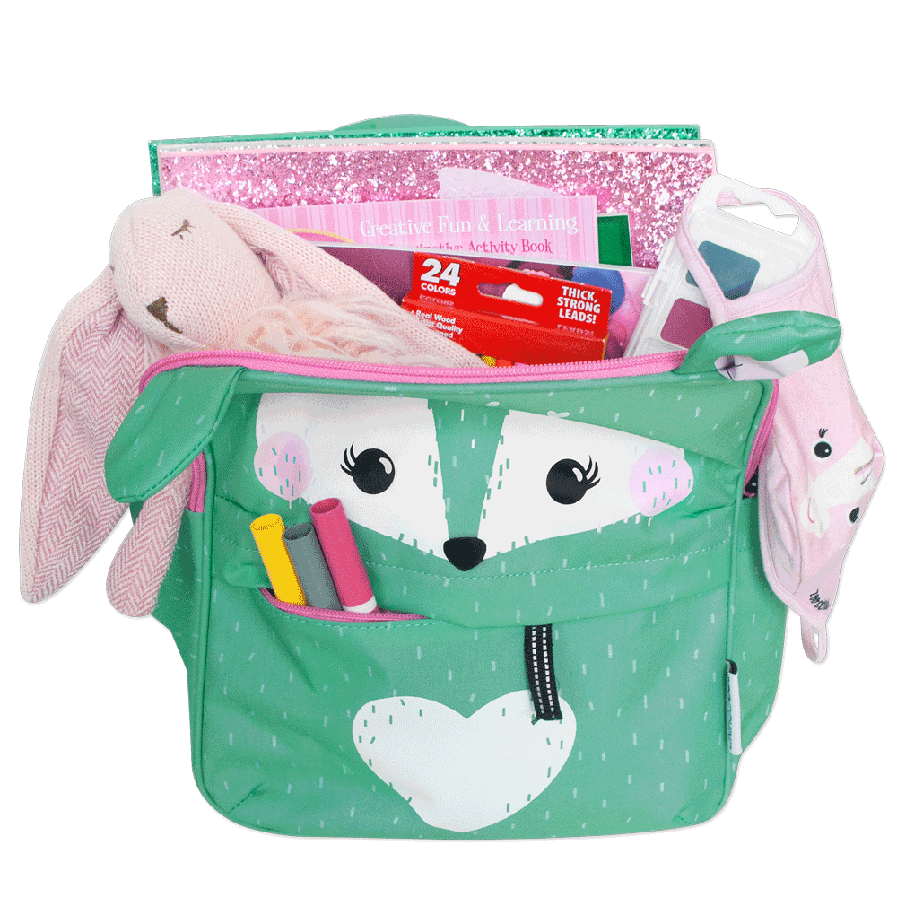 Toddler/kids Square Backpack - Fiona The Fawn