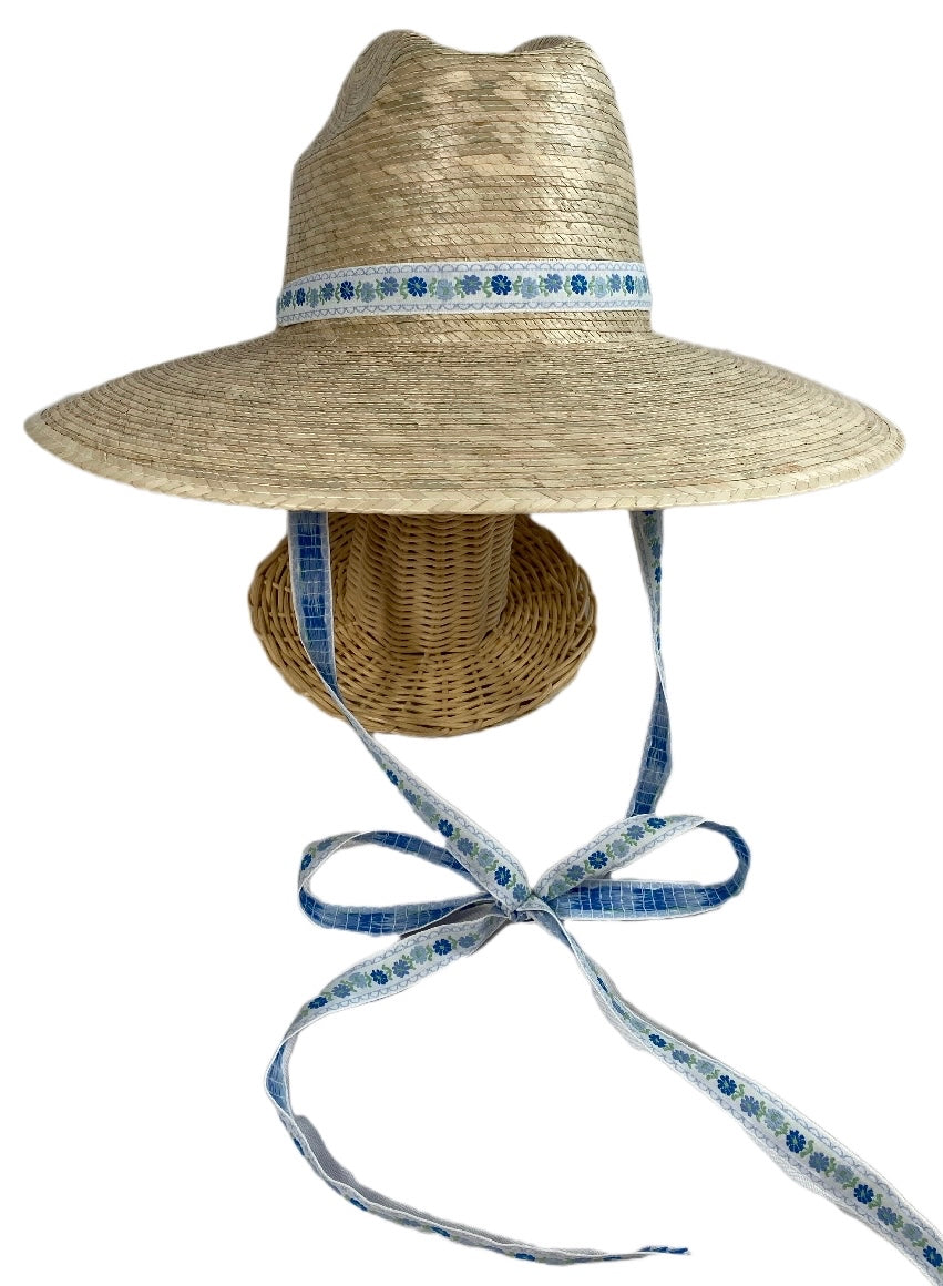 Vintage Blue Buttercup Ribbon - Long