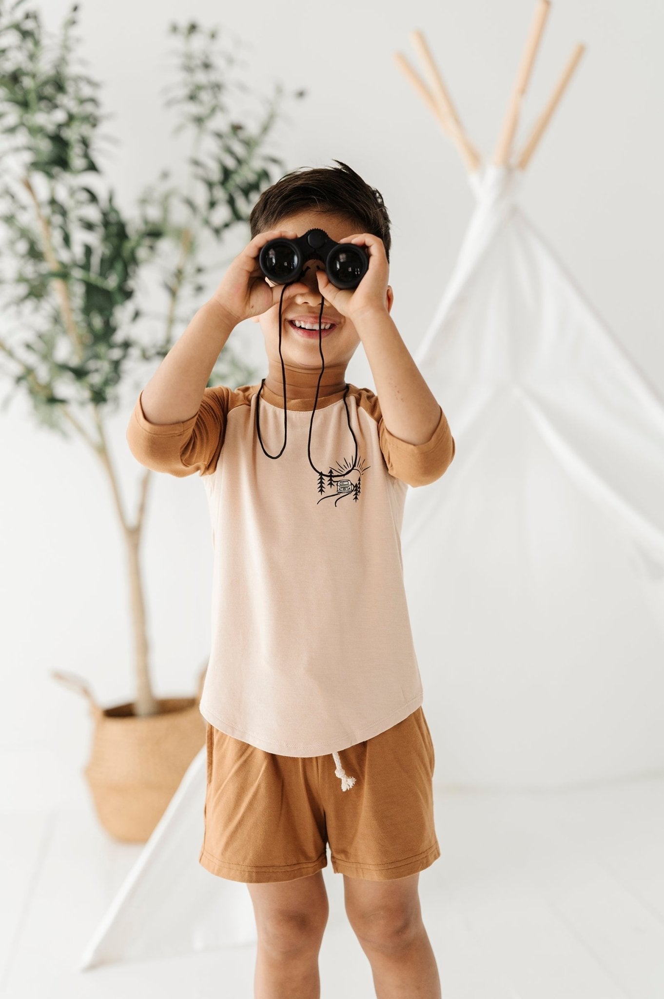 Boy's 3/4 Sleeve Baseball Tee