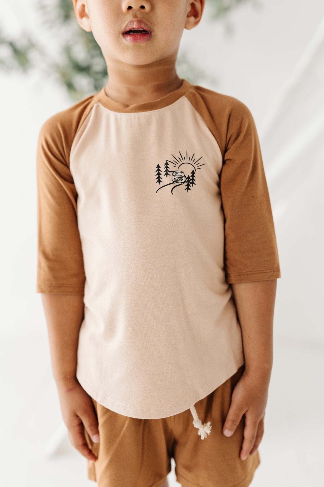 Boy's 3/4 Sleeve Baseball Tee