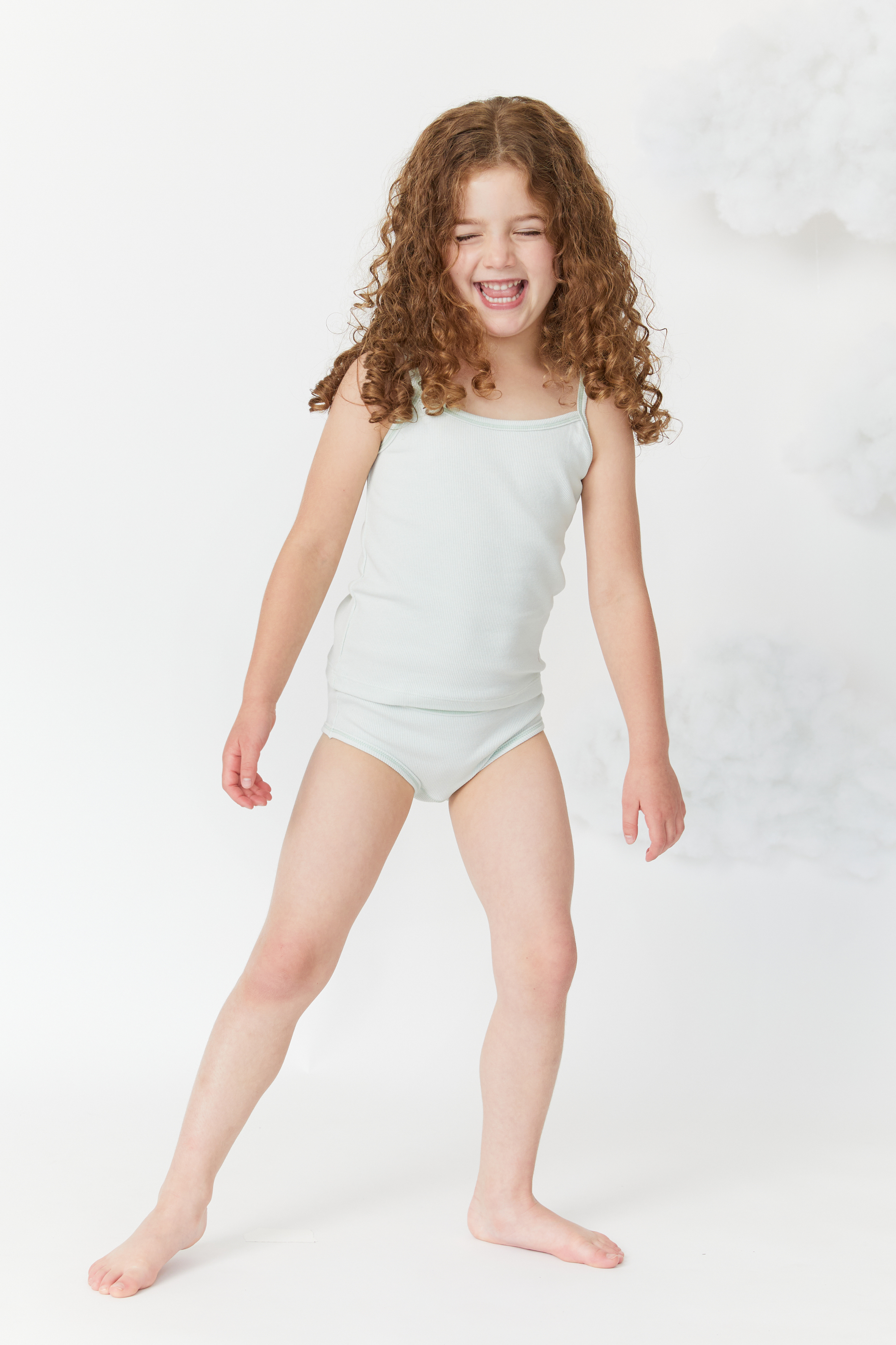 Feathers Girls And Toddler Undershirts - Kids Camisoles - Super Soft Cotton