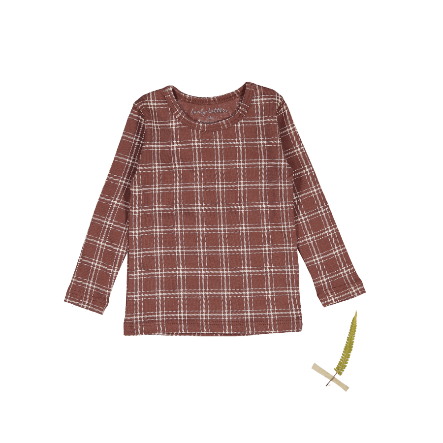 The Printed Long Sleeve Tee - Rustic Check