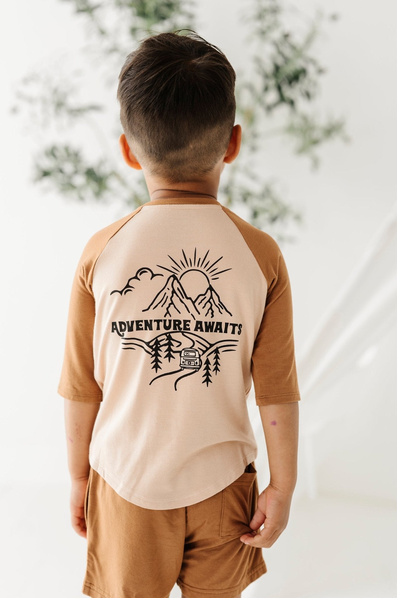 Boy's 3/4 Sleeve Baseball Tee