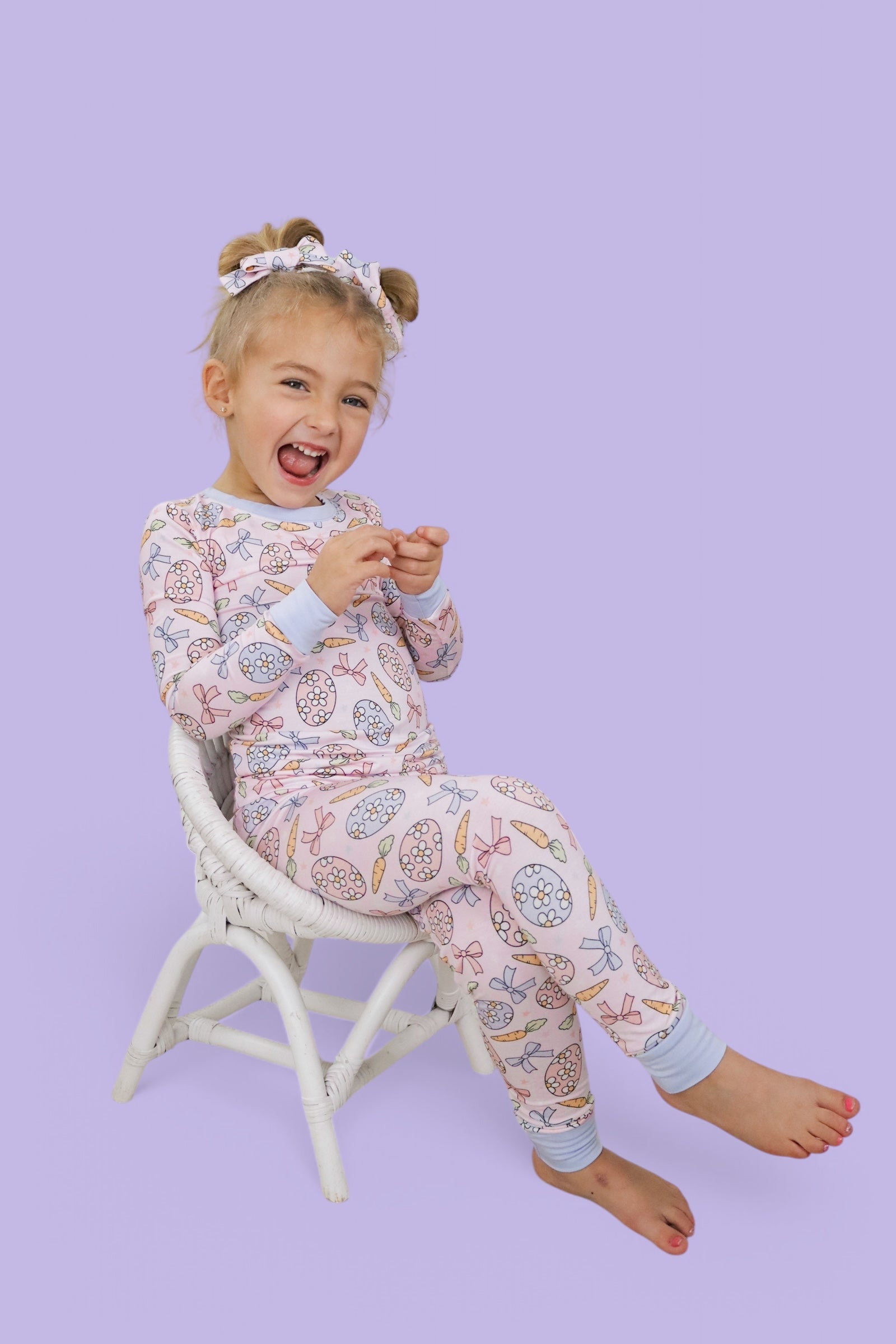 Easter Daisy Dream Bow Hair Clips