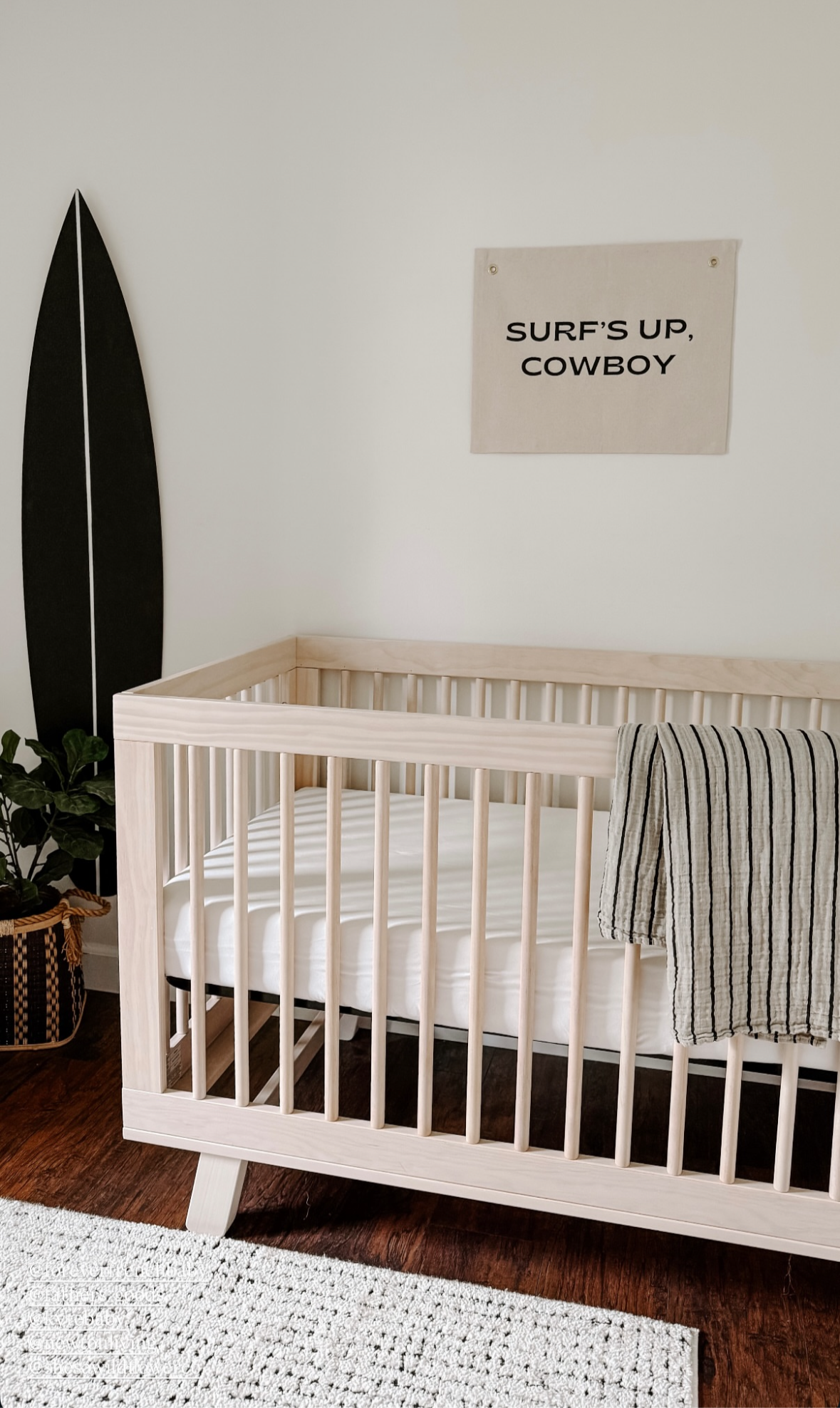 Muslin Swaddle | Grey & Black Stripe