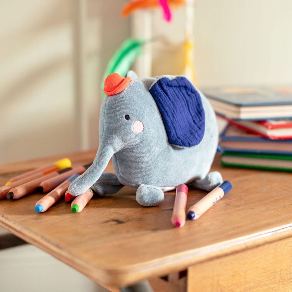 Elephant Rattle "the Toupitis" Collection