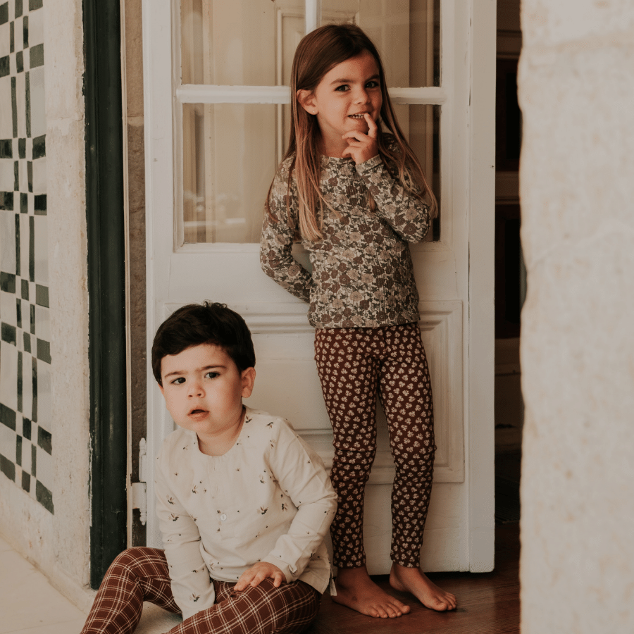 The Printed Legging - Rustic Floral