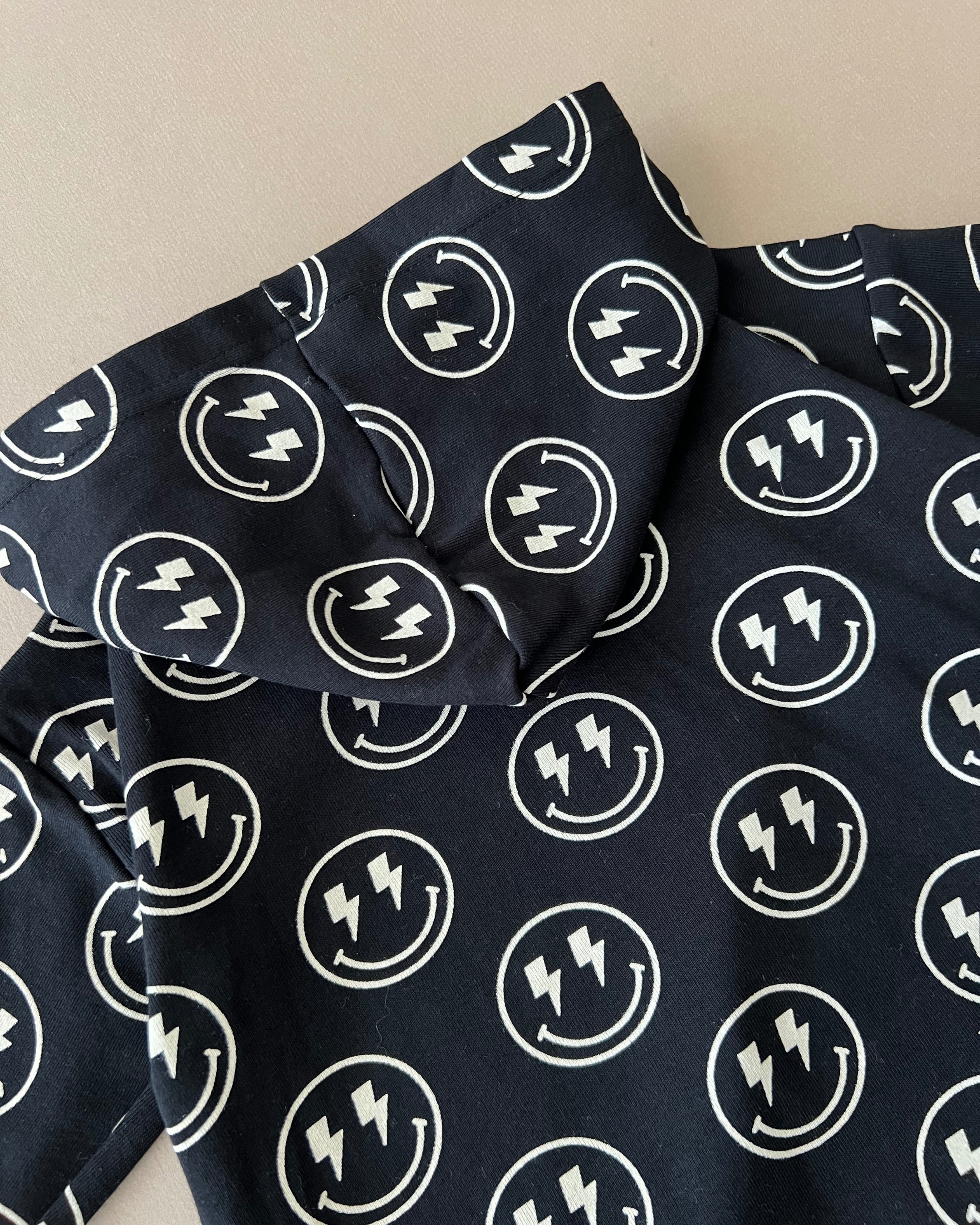 Hooded Bubble Romper | Electric Smiley