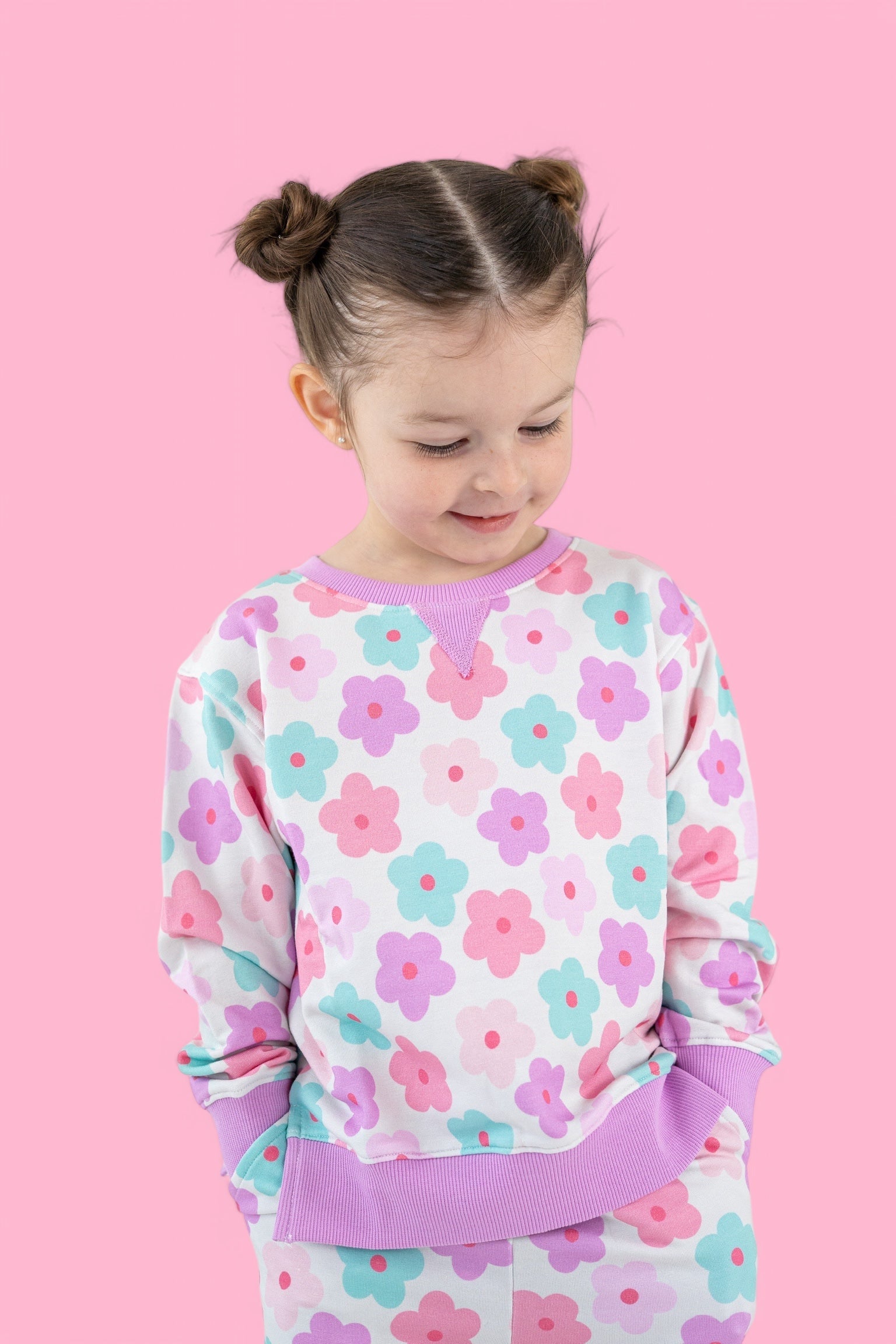 Violet Fields Dream Pullover