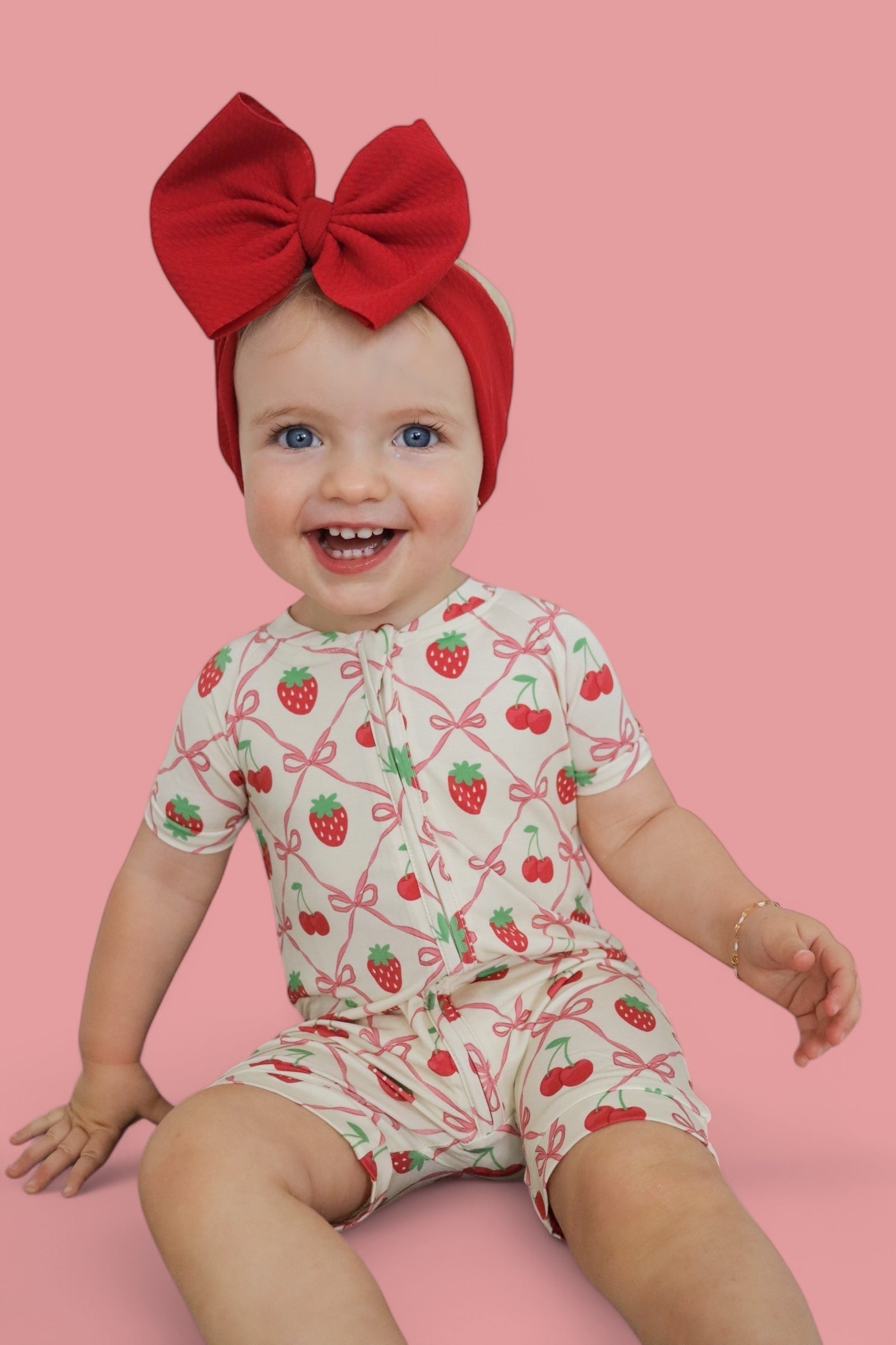 Cherry Bow Berry Dream Shortie