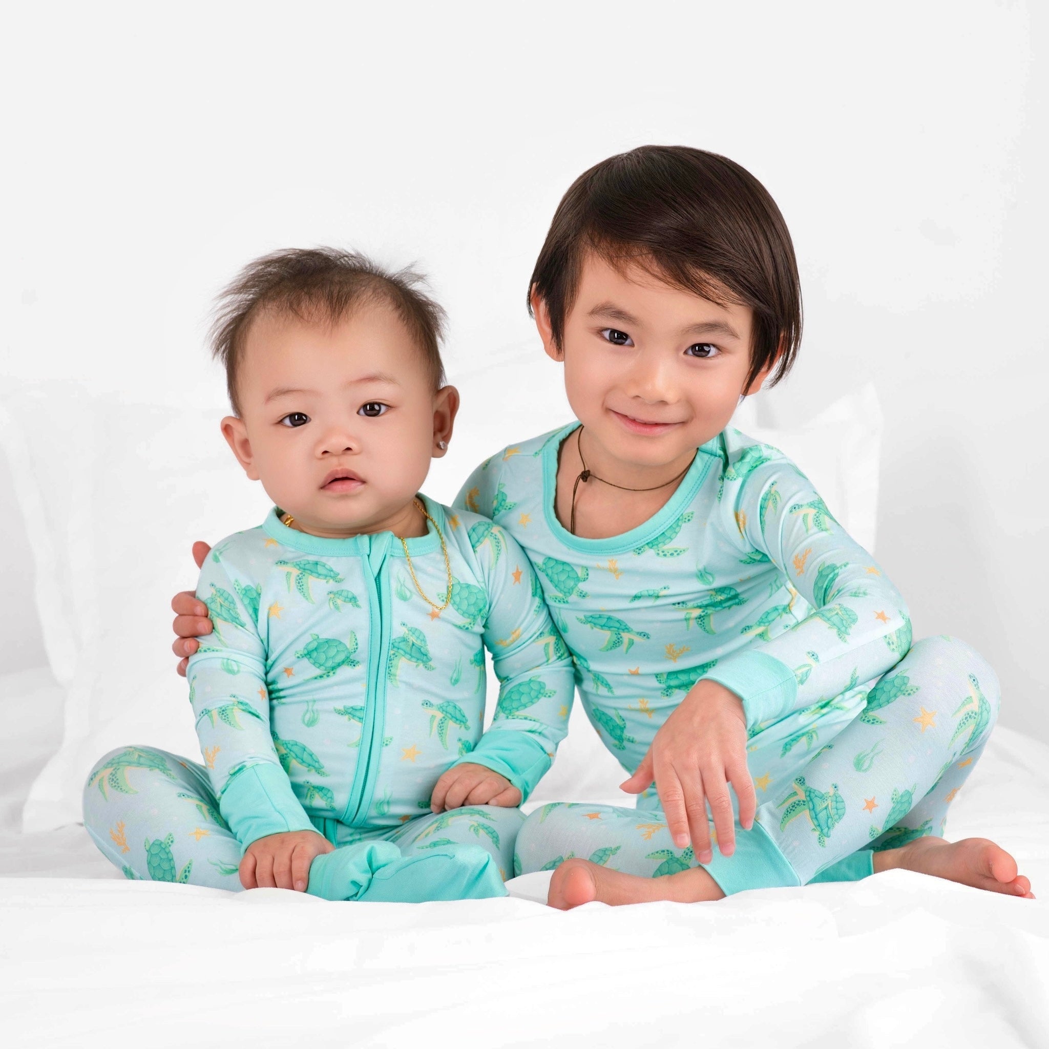 Dreamy Turtle Zip Romper