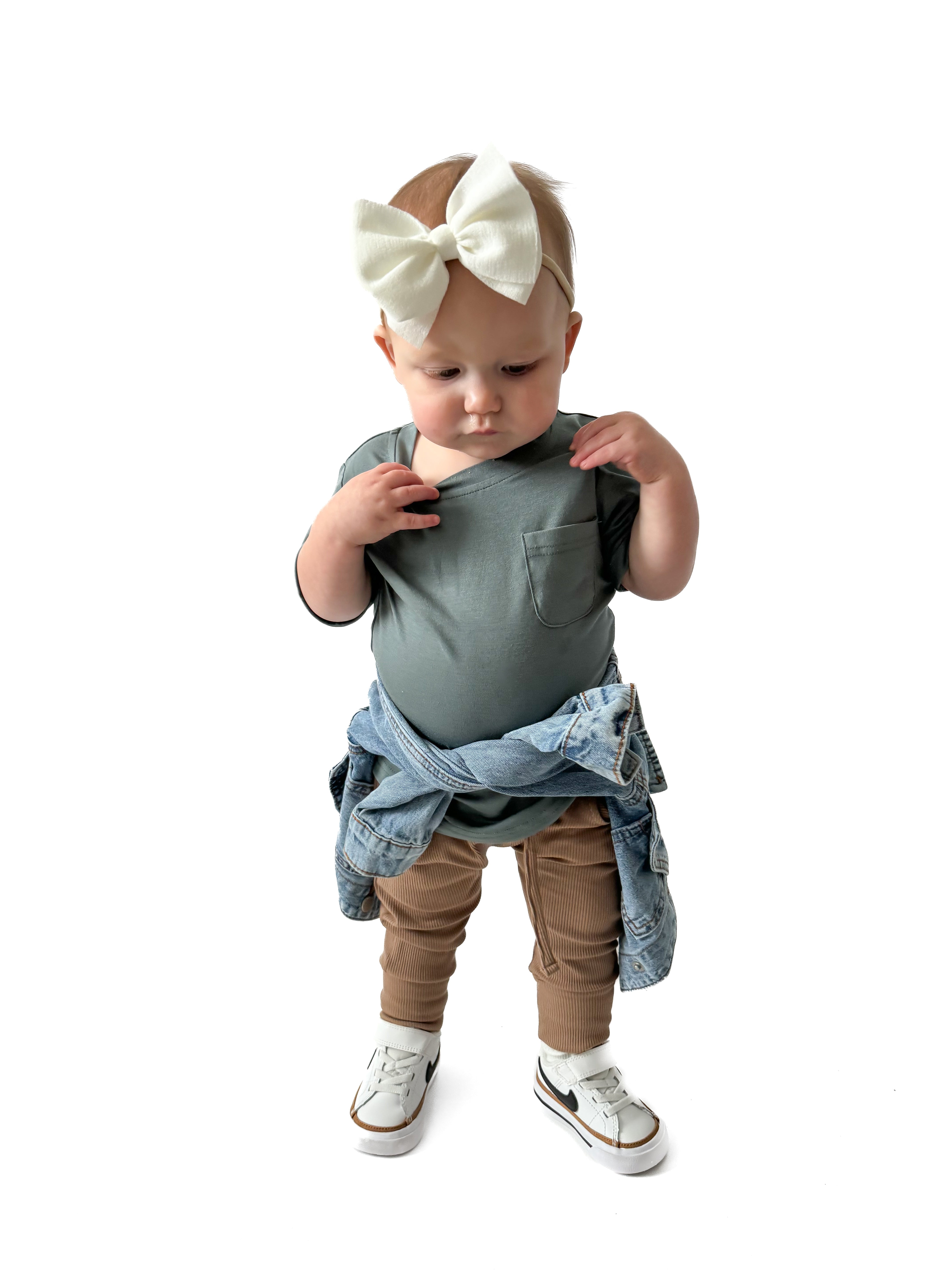 Bamboo Pocket Tee - Spruce