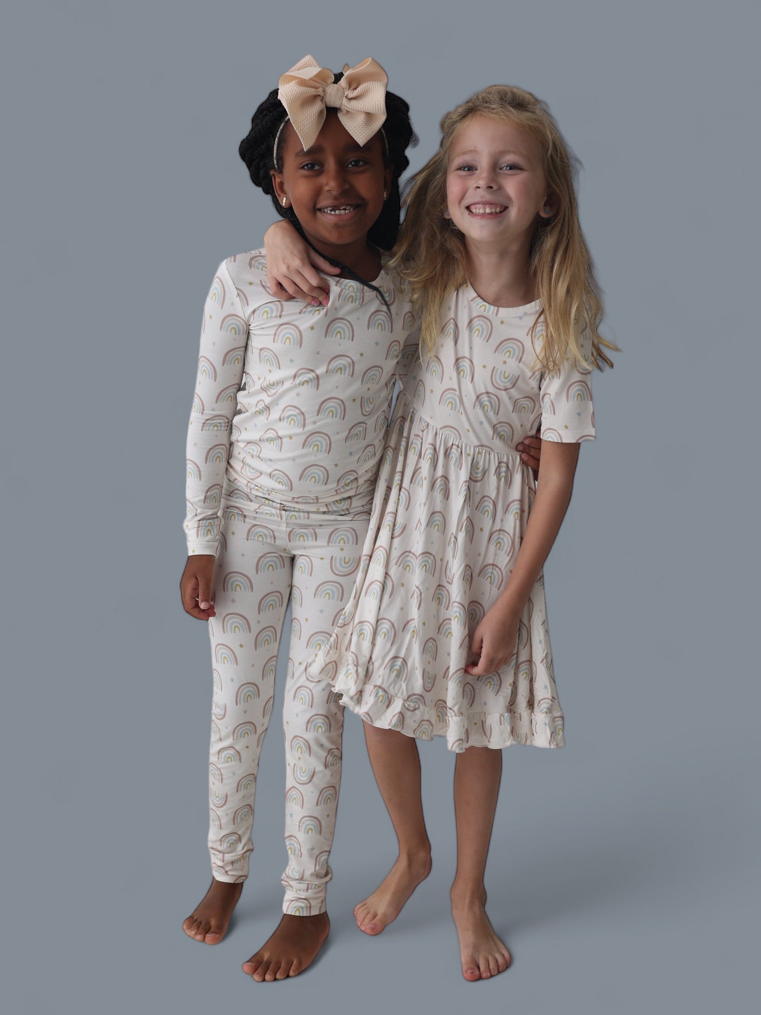 Exclusive Raleigh's Rainbows Dream Ruffle Dress