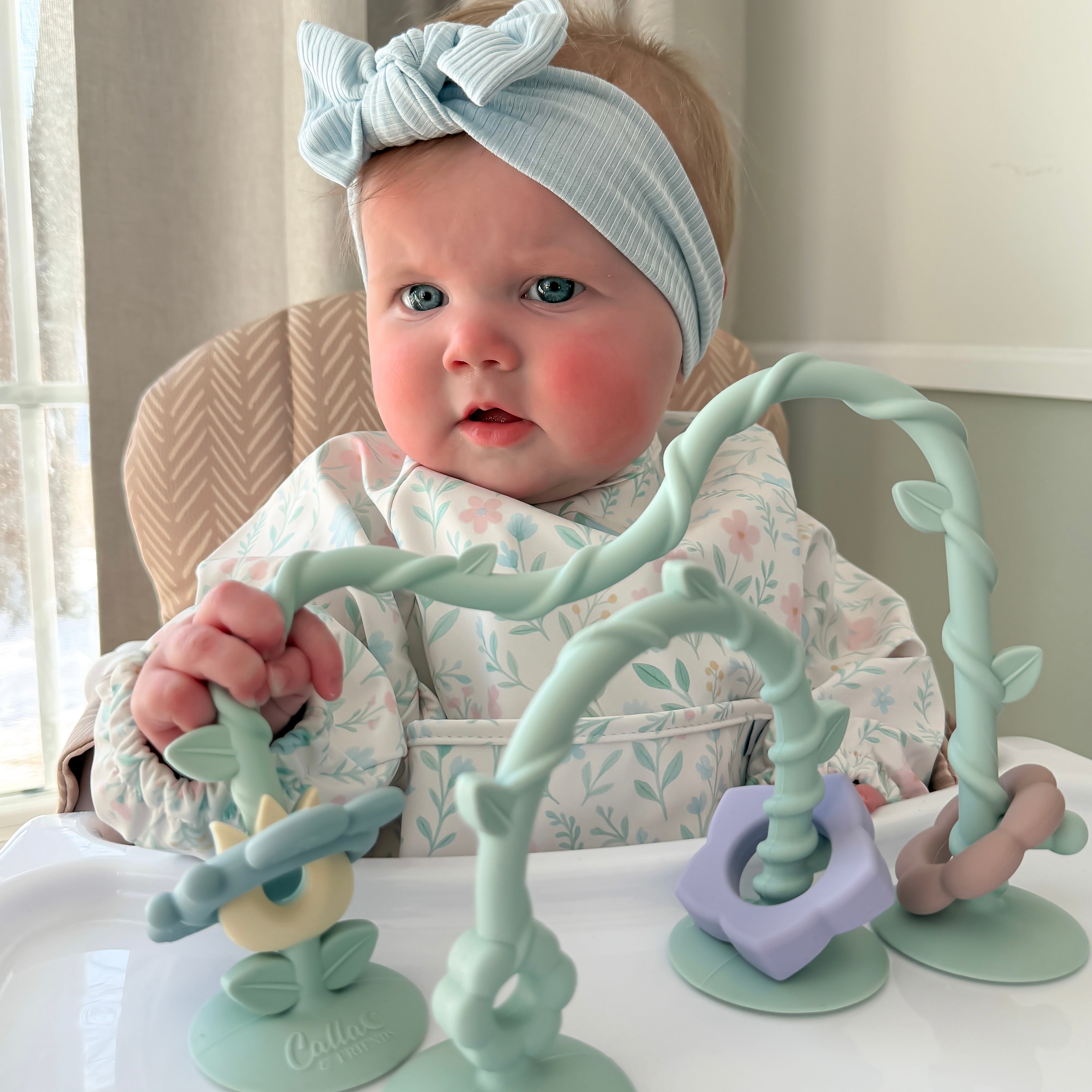 The Grayson Long Sleeve Bib - Wildflower Dreams