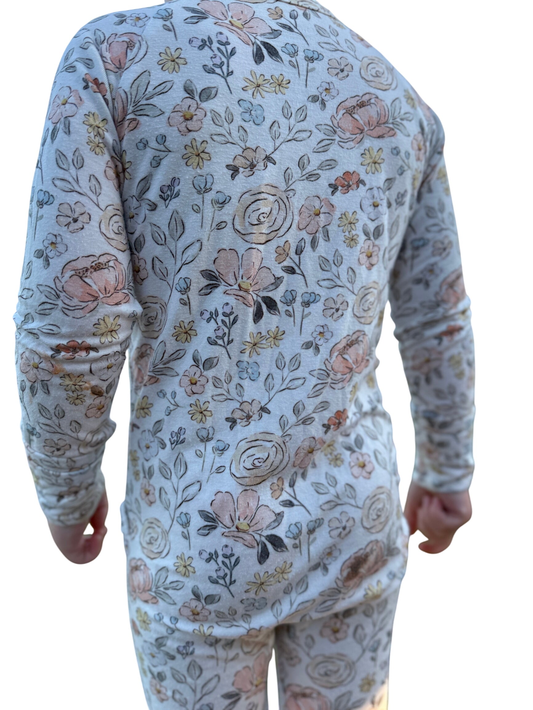 Pastel Petals Modal Zippy Romper