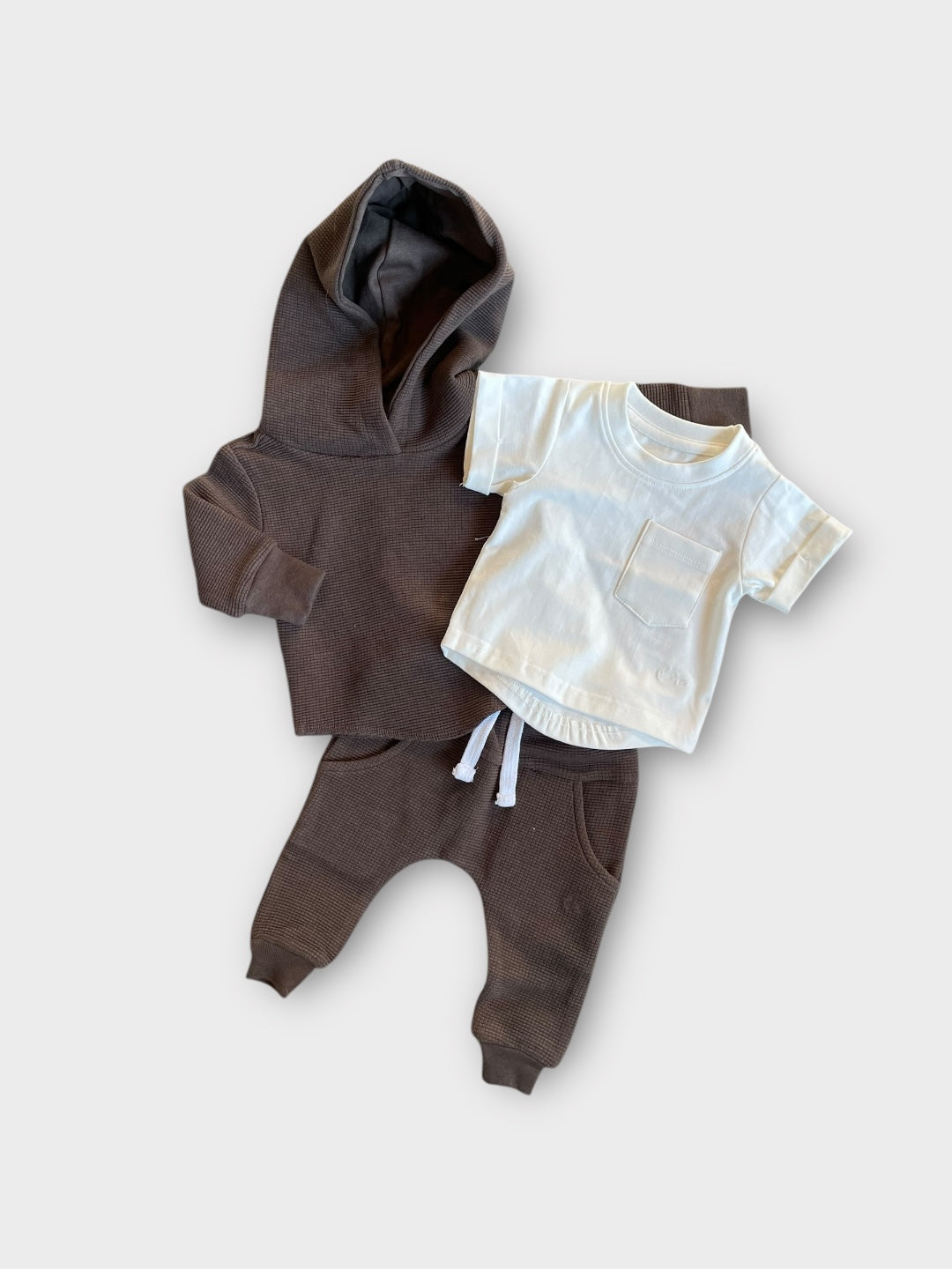 Cocoa Waffle Knit Joggers