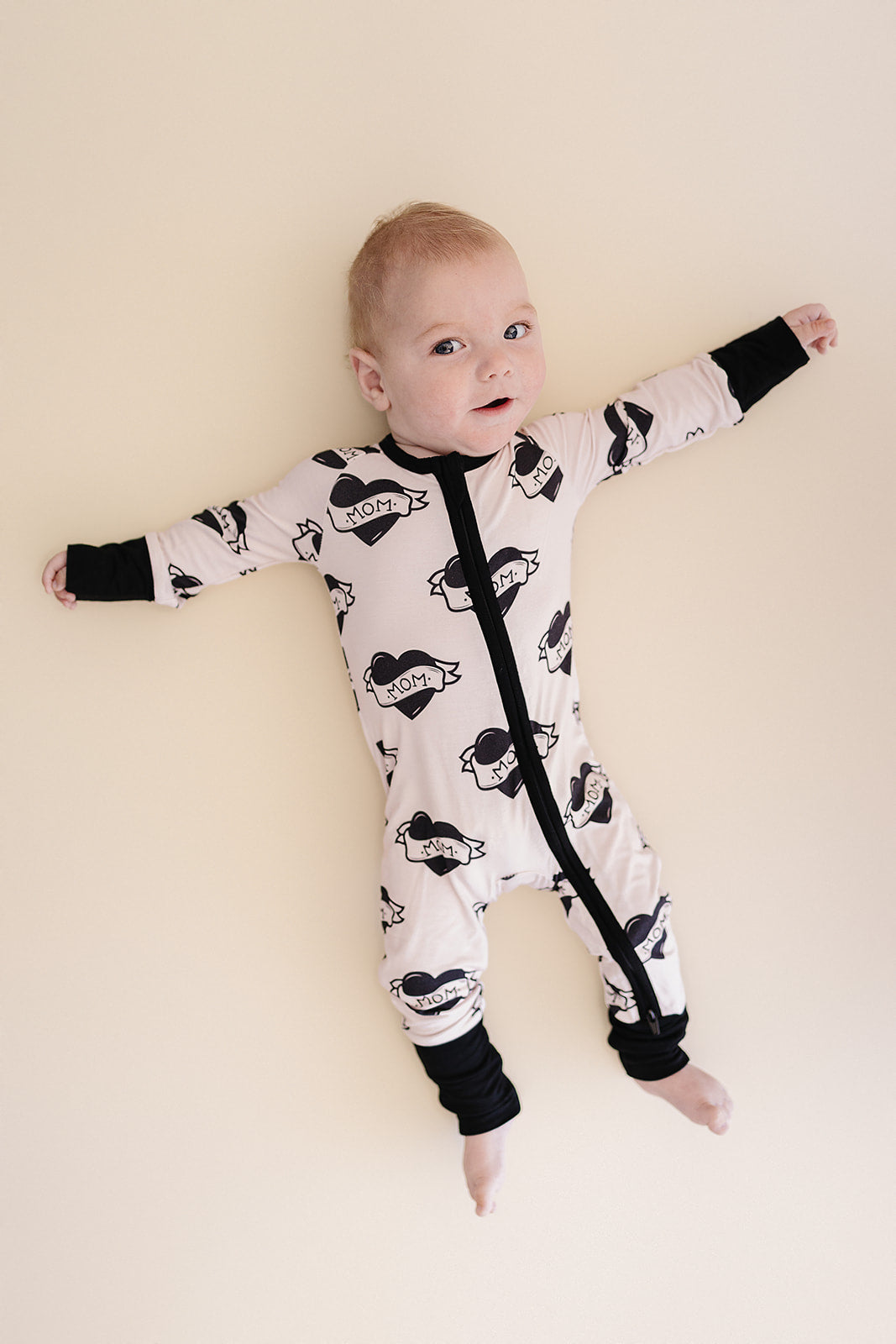 Bamboo Zip Romper | Mom Tattoo