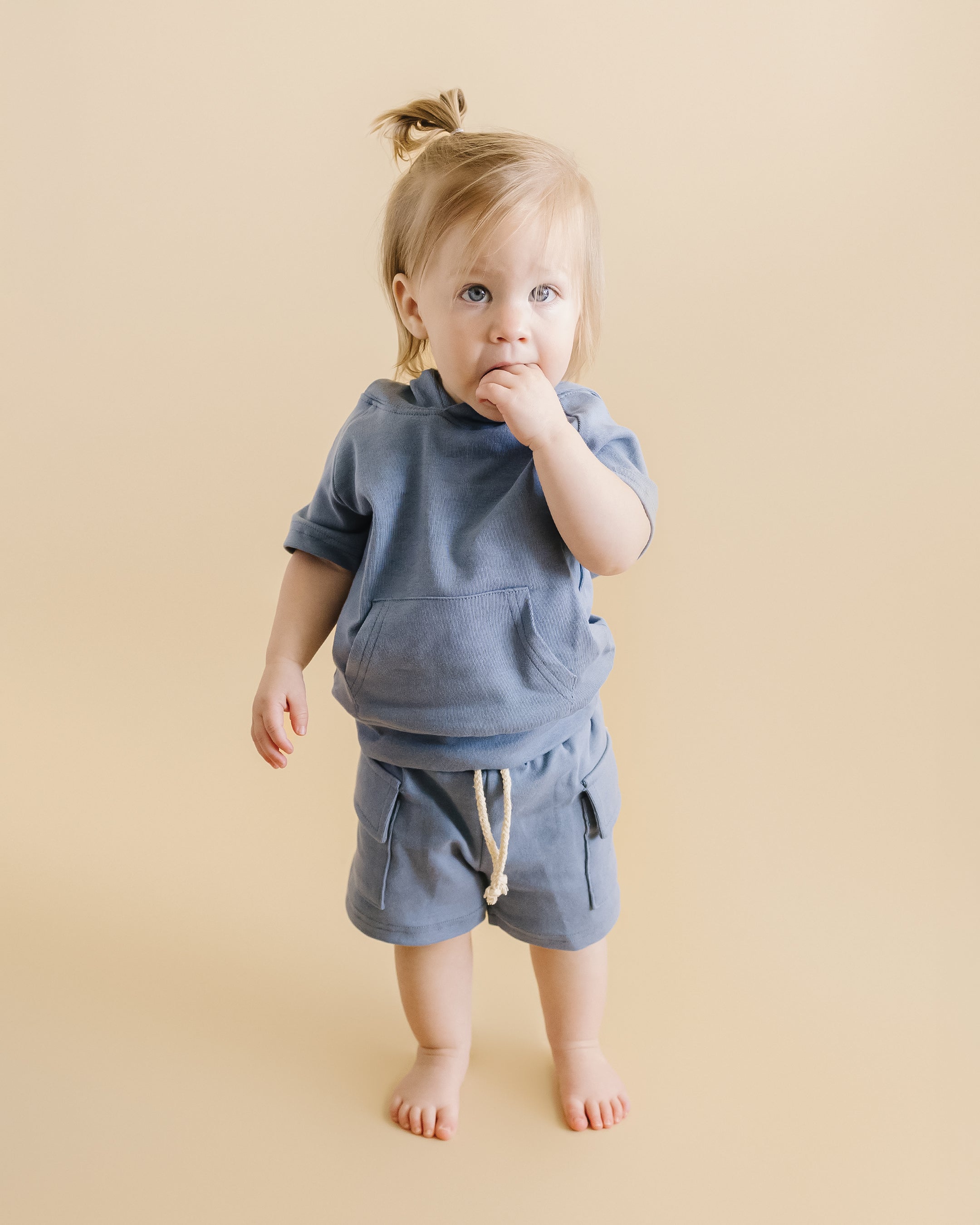 Cargo Shorts Set | Blue