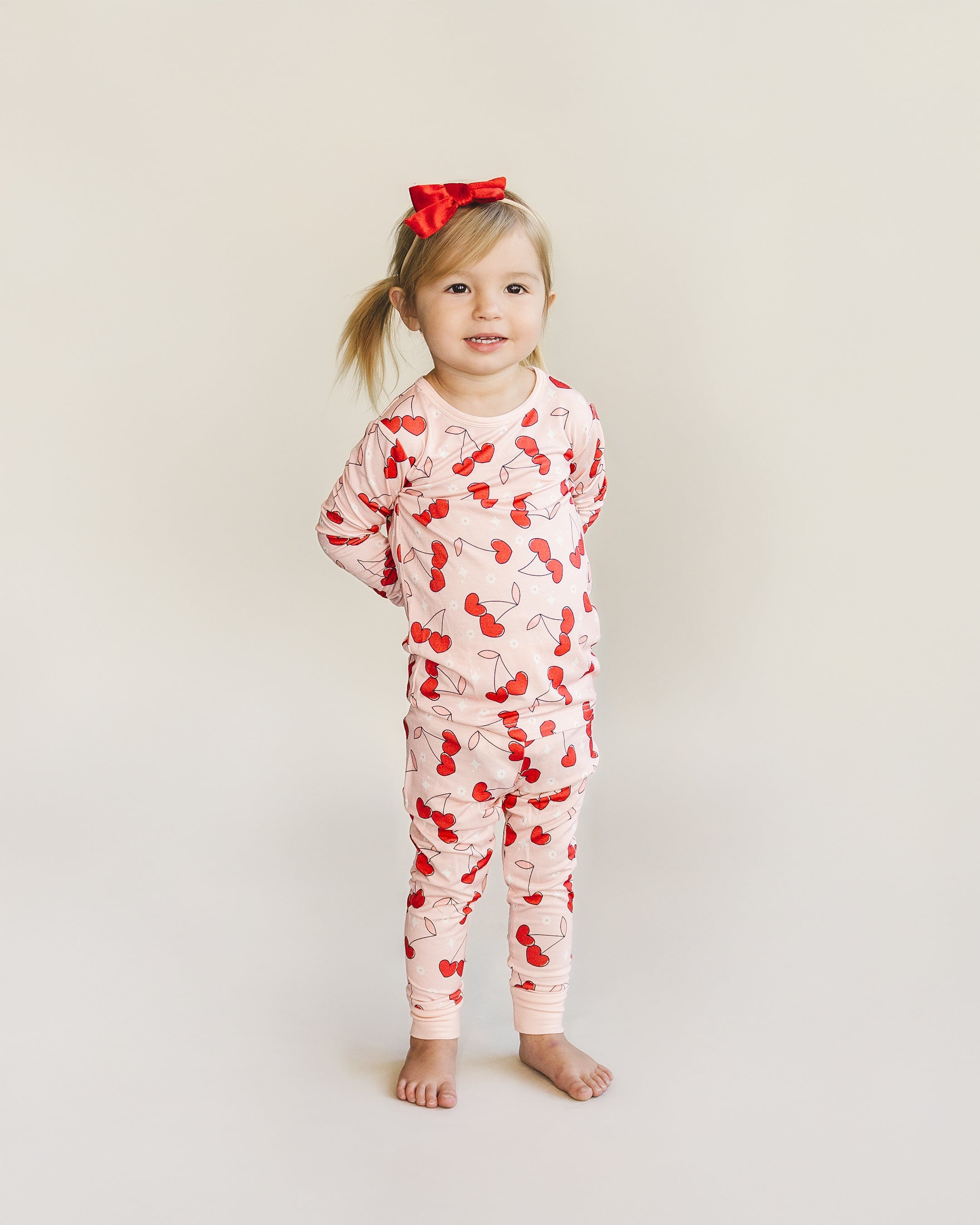 Bamboo Two Piece Set | Cherry Heart