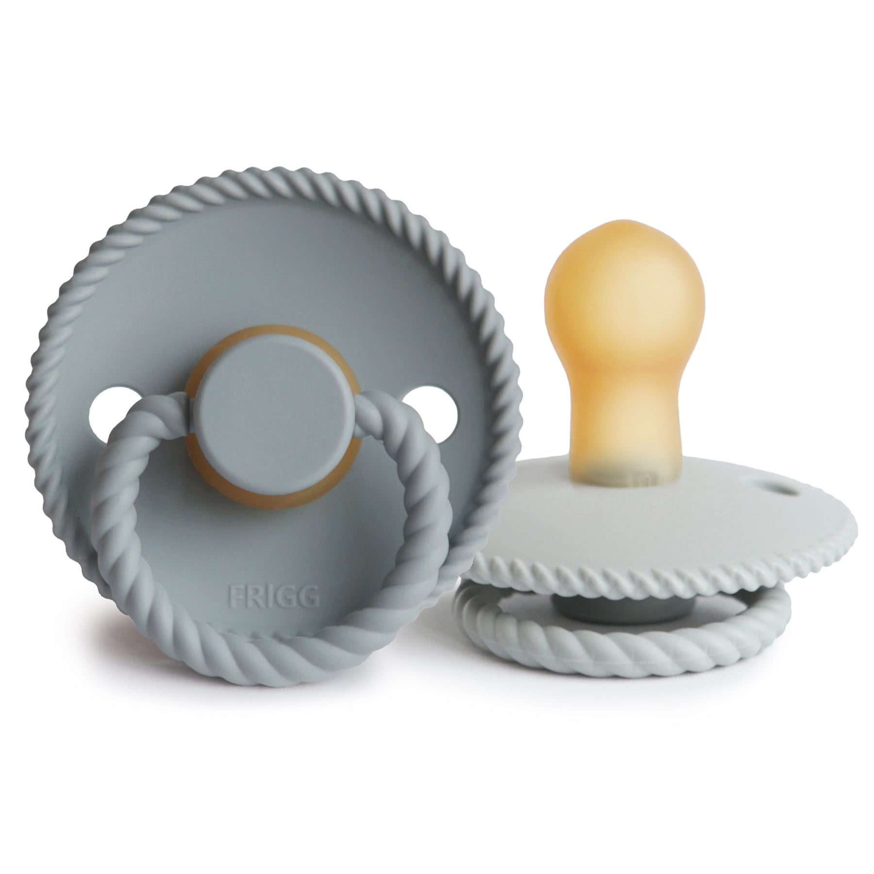 Frigg Rope Natural Rubber Pacifier 2-pack